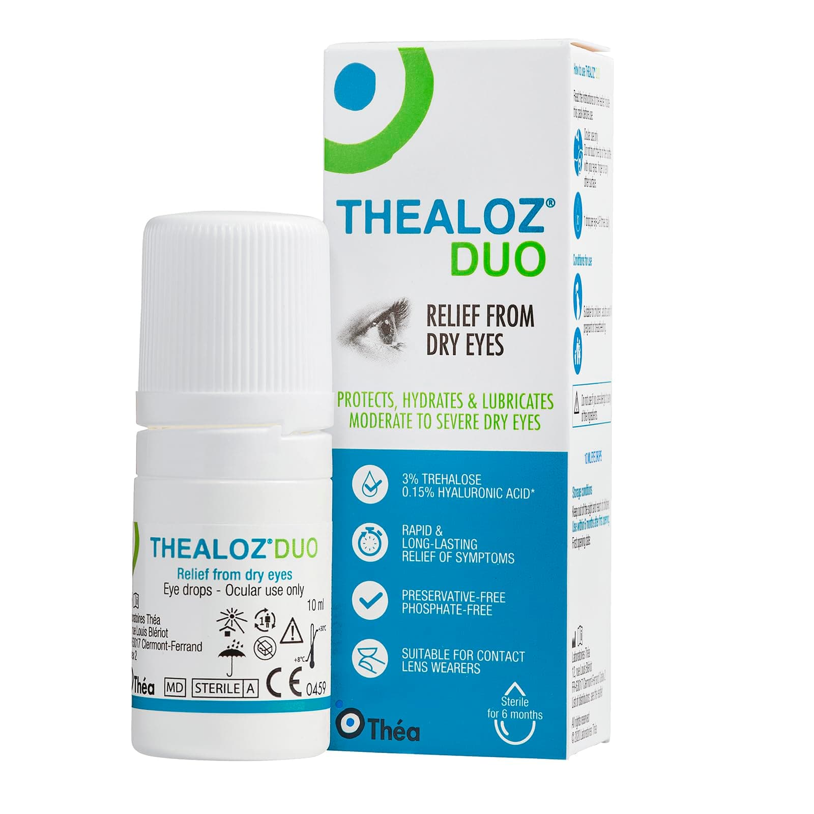 Thealoz Duo Augentropfen, 10 ml Solution
