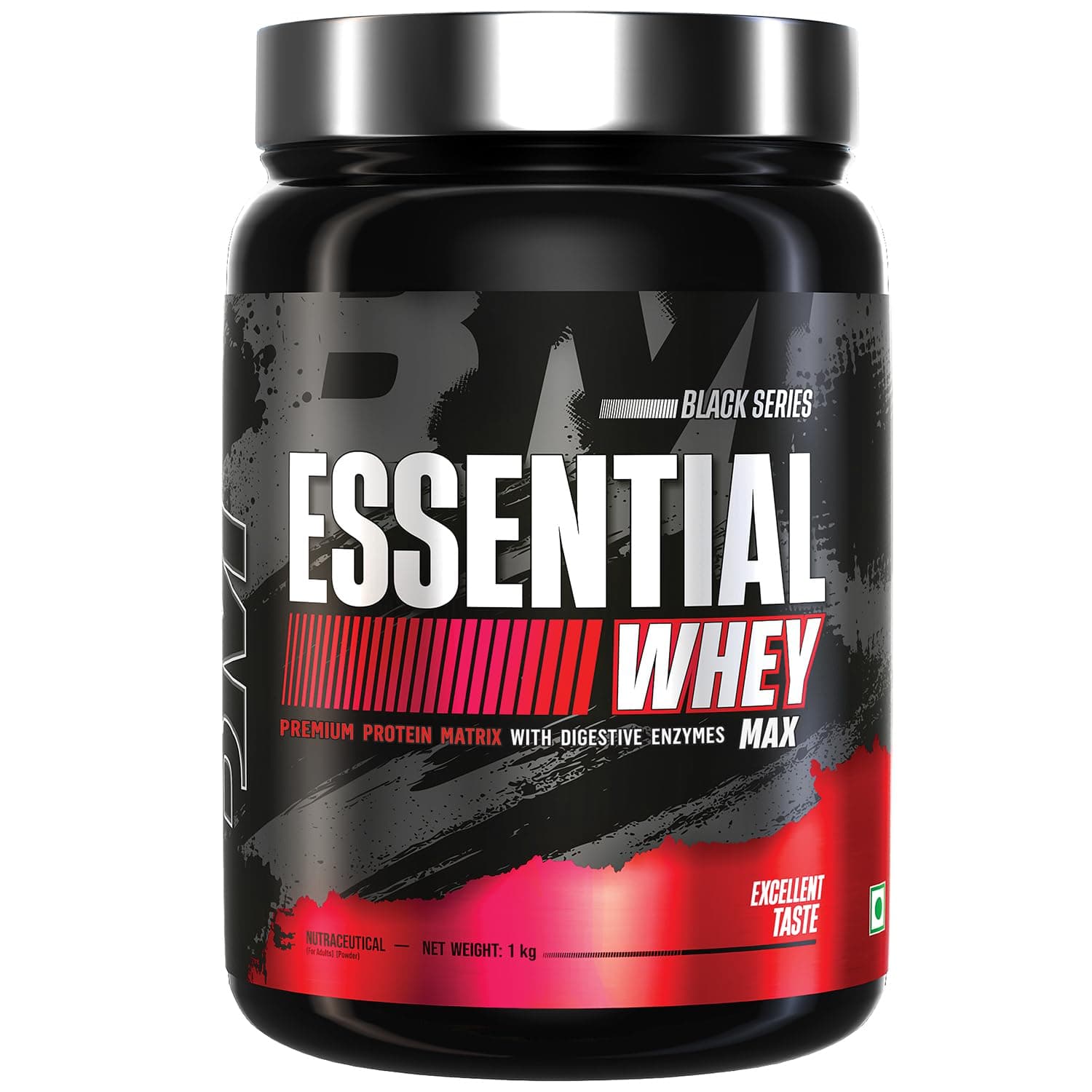 Essential Whey Max (Rich Chocolate)|Whey Protein Concentrate With Digestive Enzymes|No Added Sugar|Faster Muscle & Improved Strength|Daily Protein,1000 Grams