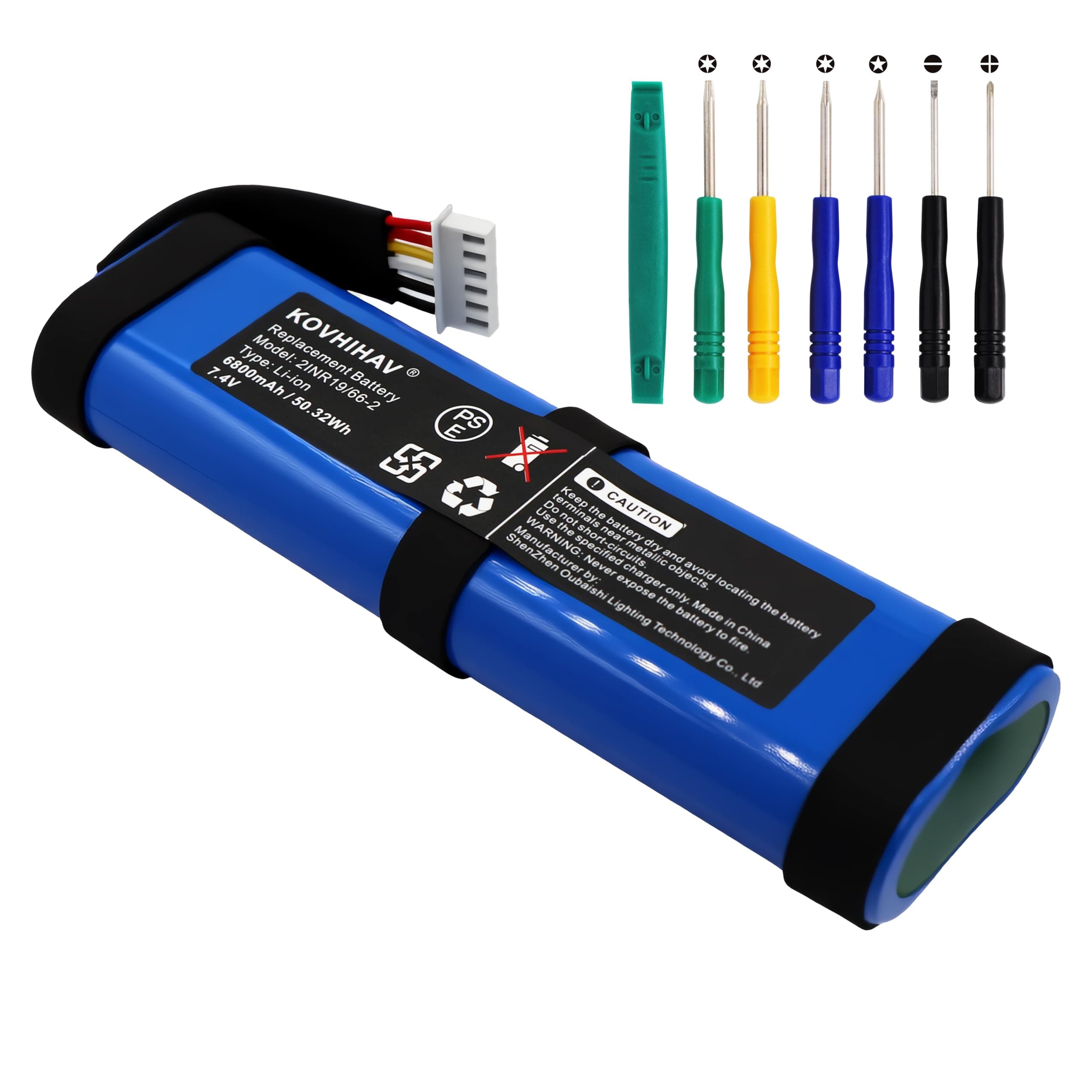 Replacement Battery for JBL Xtreme 2 JBLXTREME2BLKAM JBLXTREME2BLUAM,fits SUN-INTE-103 2INR19/66-2,6800mAh