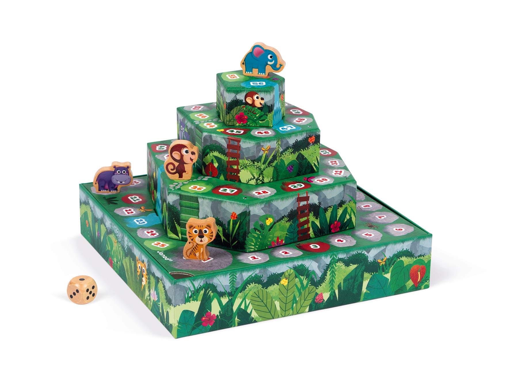 Janod Racing Board Game - Jungle!