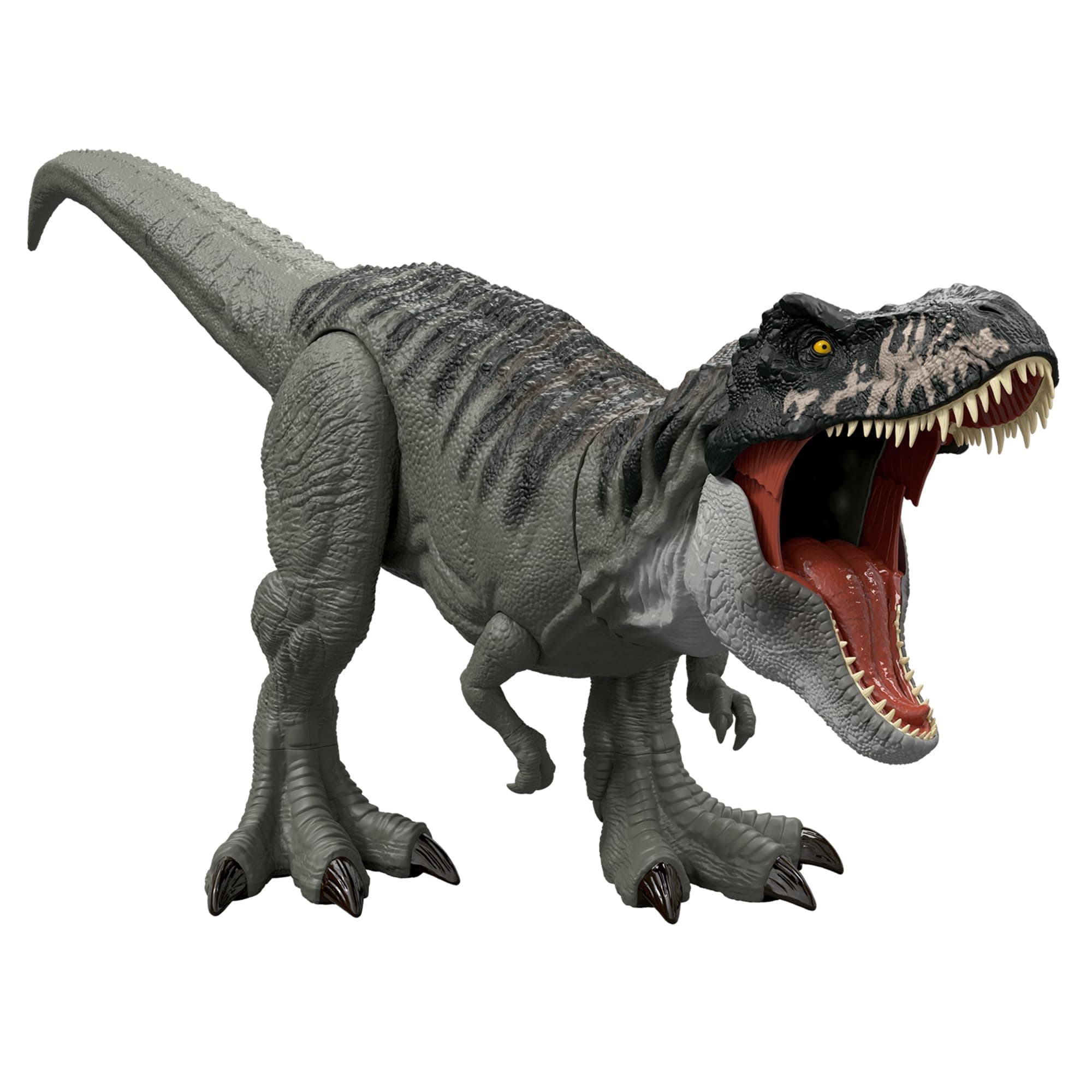 Mattel Jurassic World Super Big! T-Rex JGB52 Children's Figure, Dinosaur Toy, Moving, Large, Total Length: Approx. 39.0 inches (99 cm), Ages 4 and up, Green