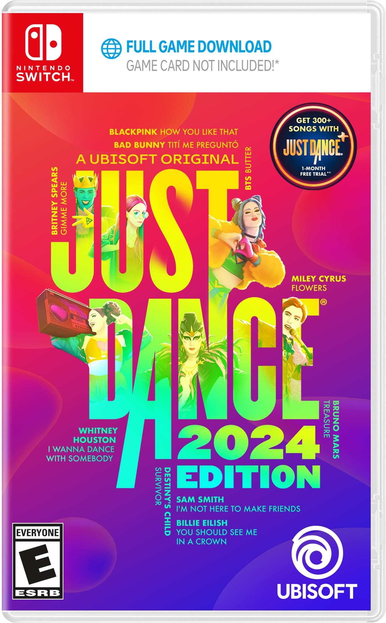 Just Dance 2024 Edition - Standard Edition, Nintendo Switch (Code in Box & Ubisoft Connect Code)
