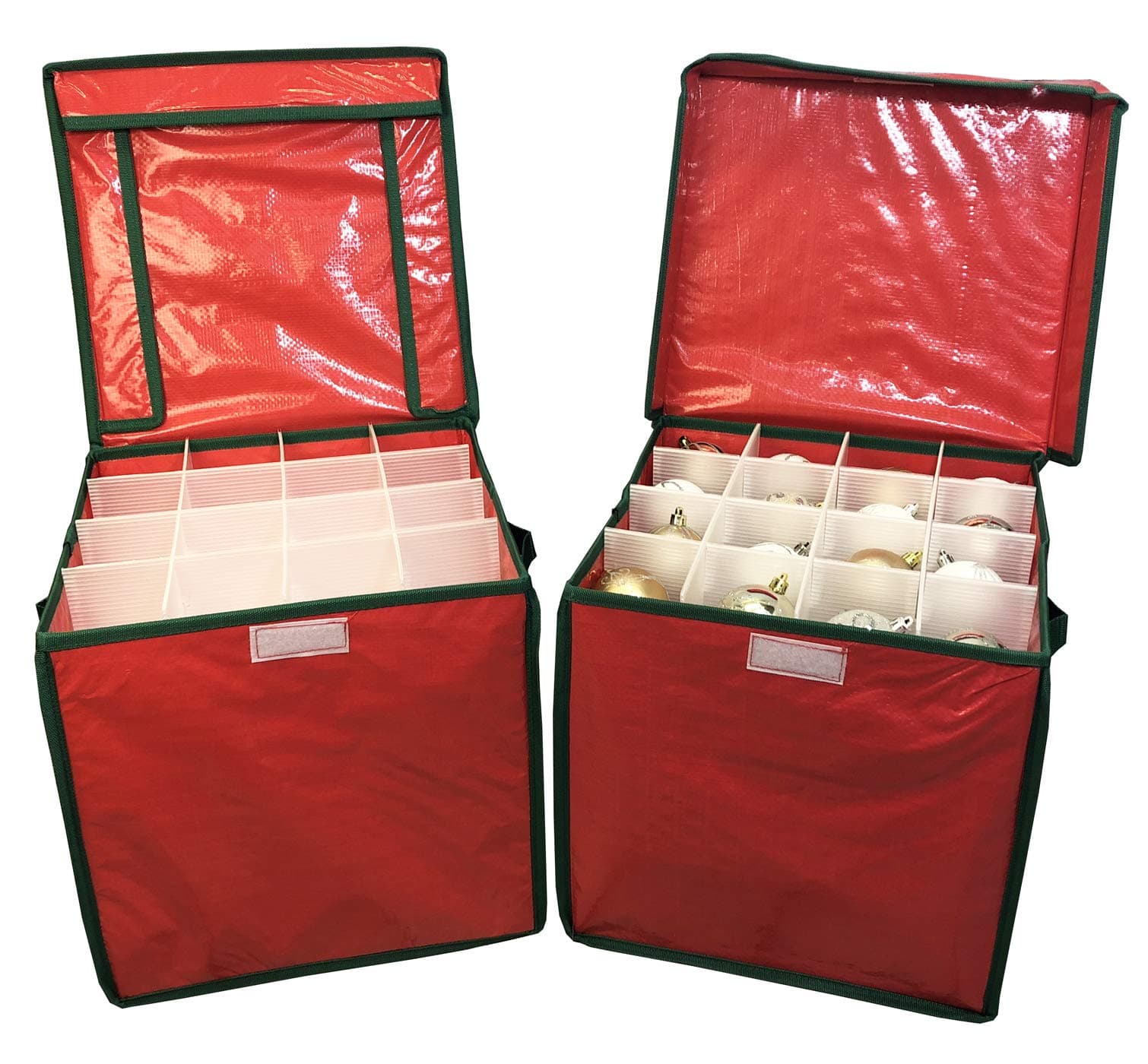 Selections Christmas Bauble Decorations Storage Box Bag (Pack of Two)