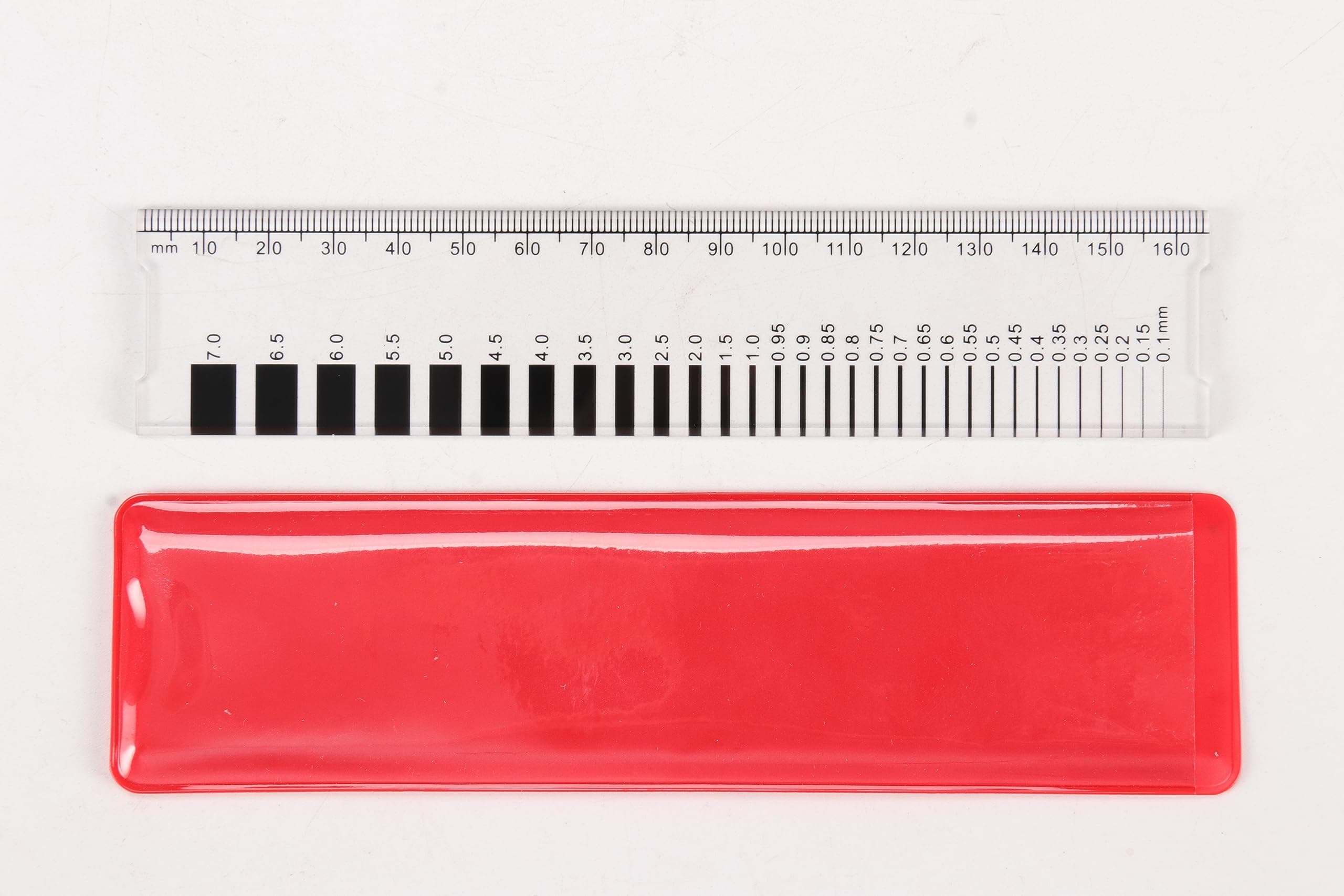Crack Width Gauge, Concrete Crack Gauge Width Ruler Width Crack Gauge (CW-01 1PC)