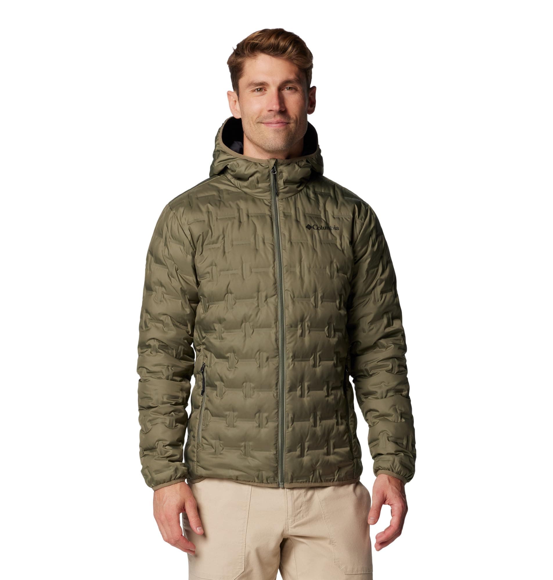 Men's Delta Ridge Down Hooded Jacket Hooded Puffer Down Jacket (pack of 1)