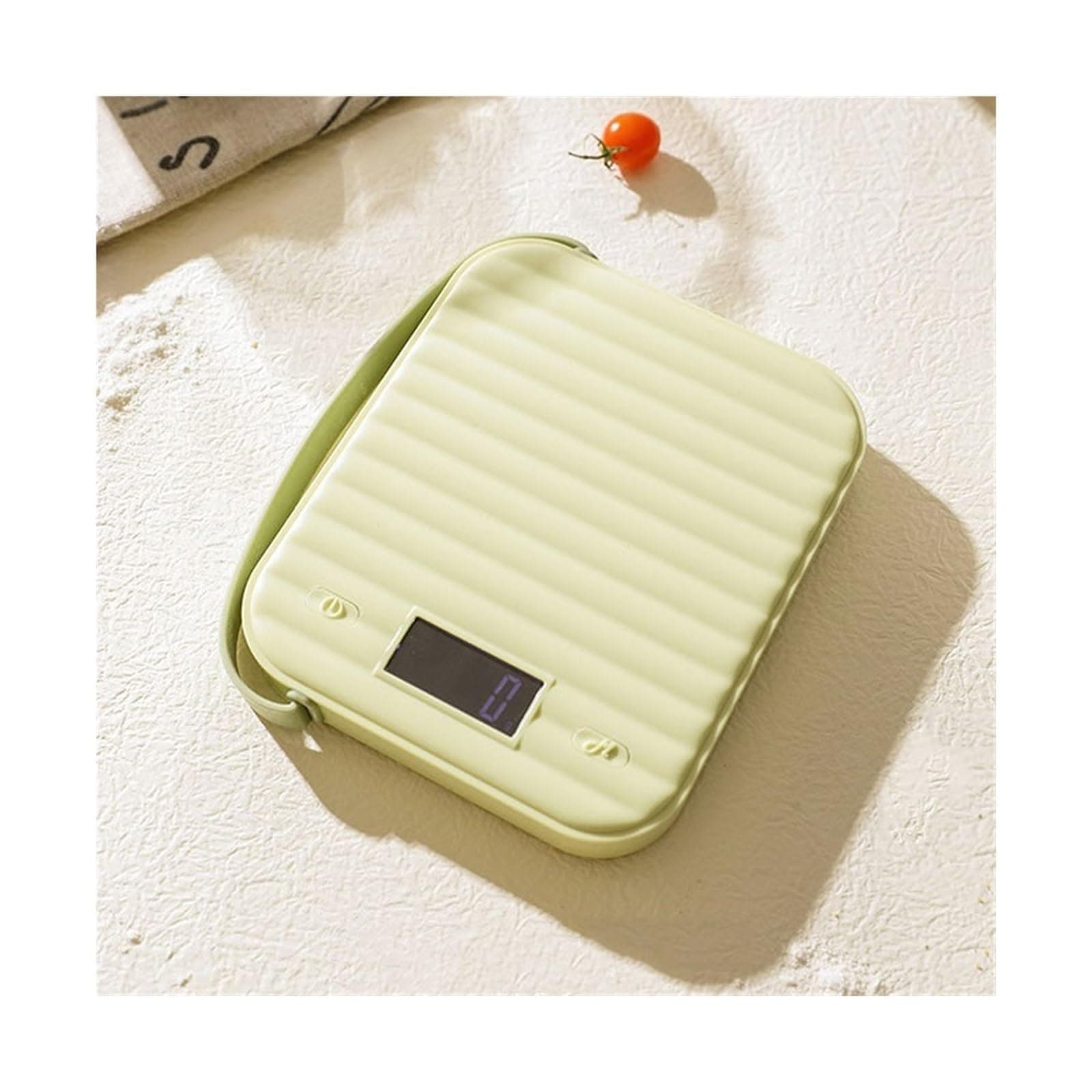 – Digital Kitchen Scale | Compact Waterproof Weigher for Baking & Food | Accurate Gram Measurements, Easy-to-Clean (Green)