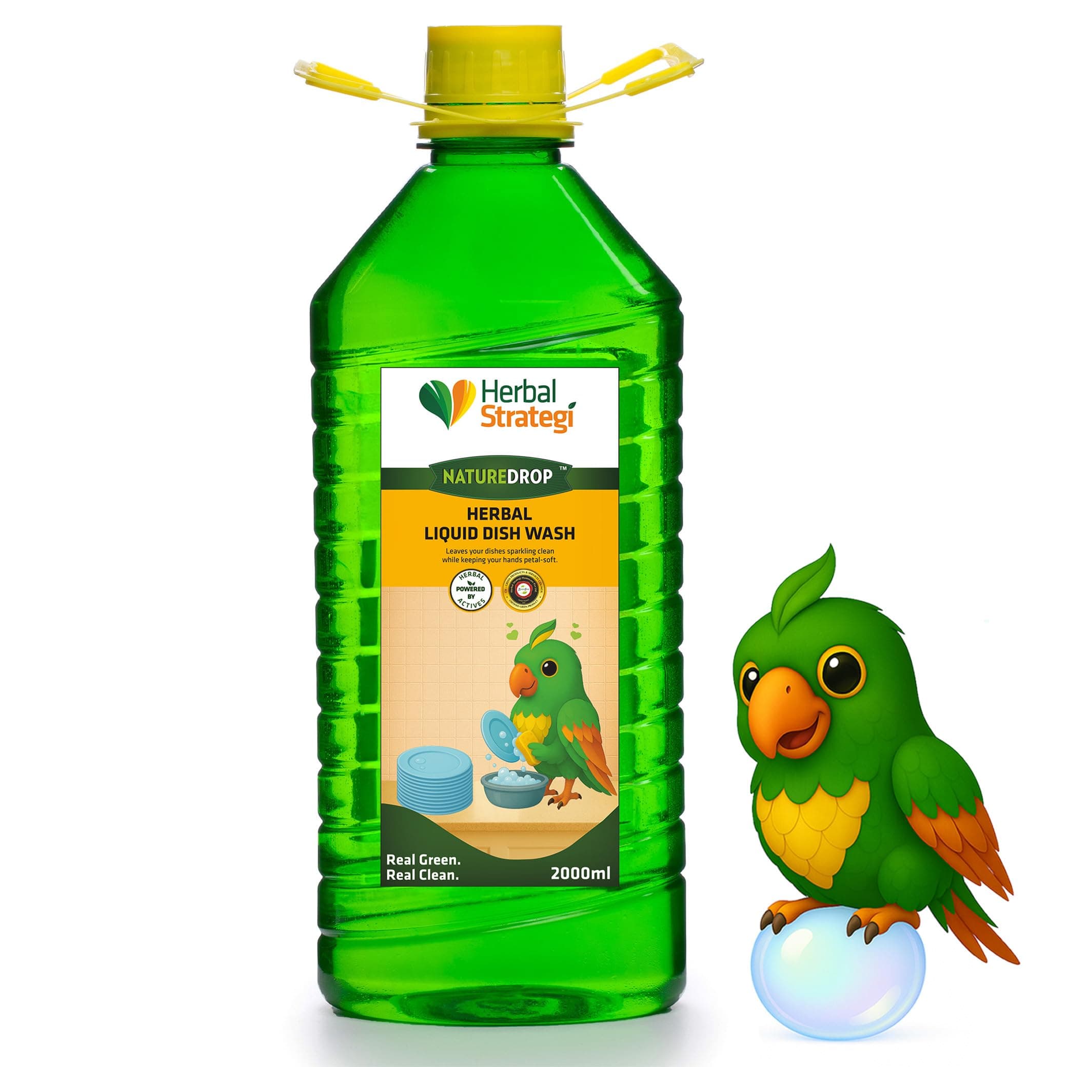 STRATEGI Herbal Liquid Dish Wash Refill (2 L)