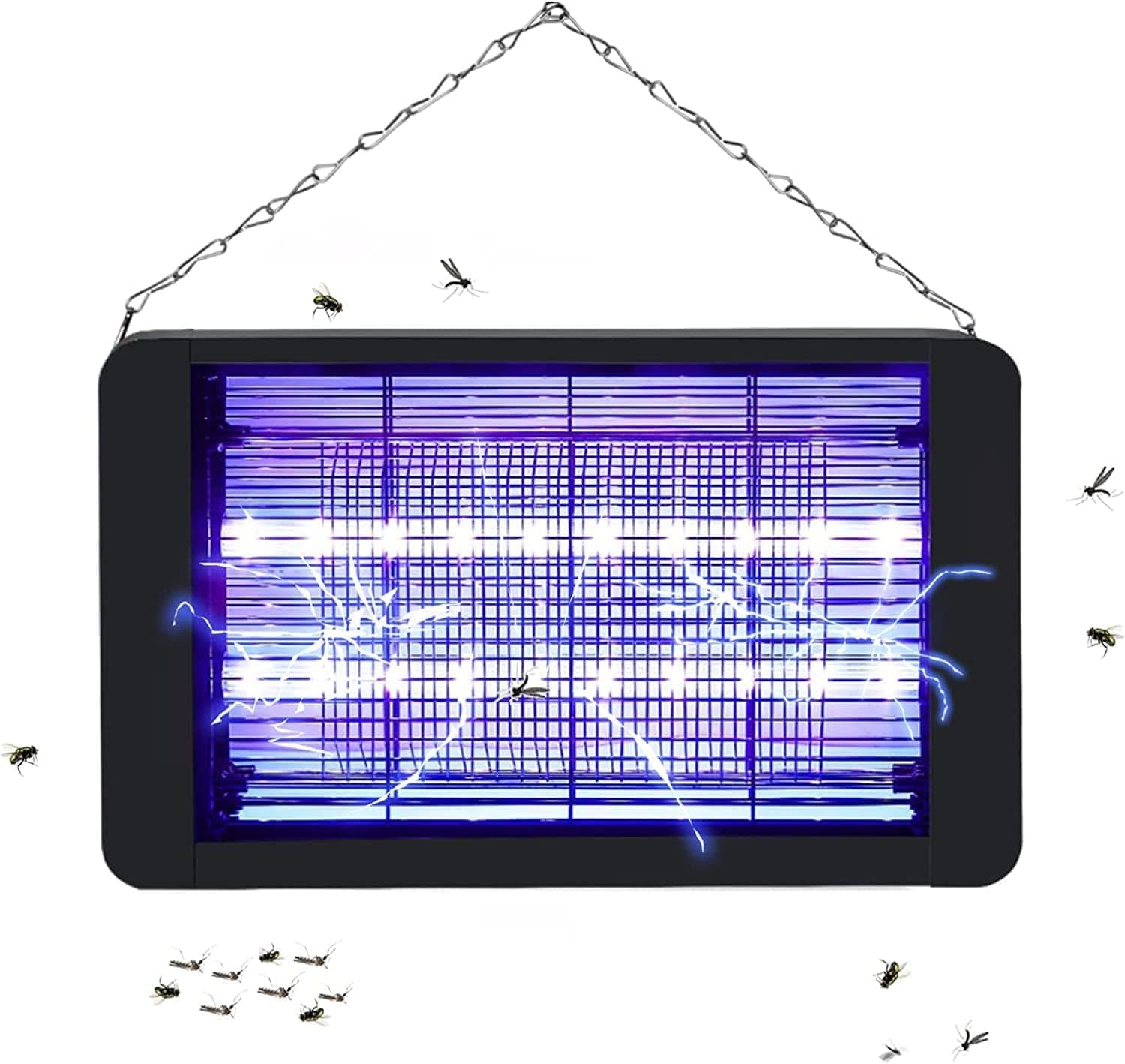 TDOO Powerful 20W Electronic Indoor Insect Killer, Bug Zapper, Fly Zapper, Mosquito Killer Home Restaurants Kitchen Garden(Black)