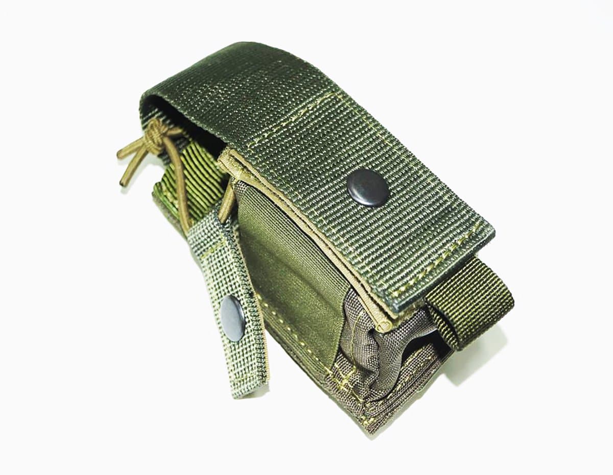 no!no! Tactical Molle Radio Pouch/MOLLE PALS Webbing Utility Attachments Accessories/Universal Phone/Radio/Electronic Device Holder Carrier/OD Green Olive Drab Color/Made in Russia