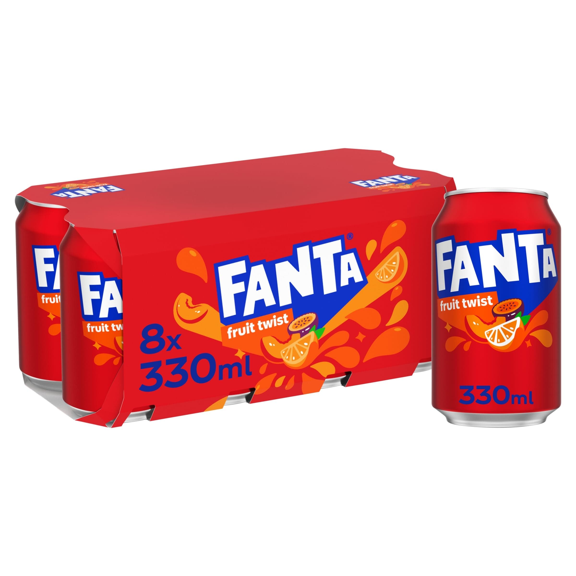 Fanta Fruit Twist 8 x 330ml Cans