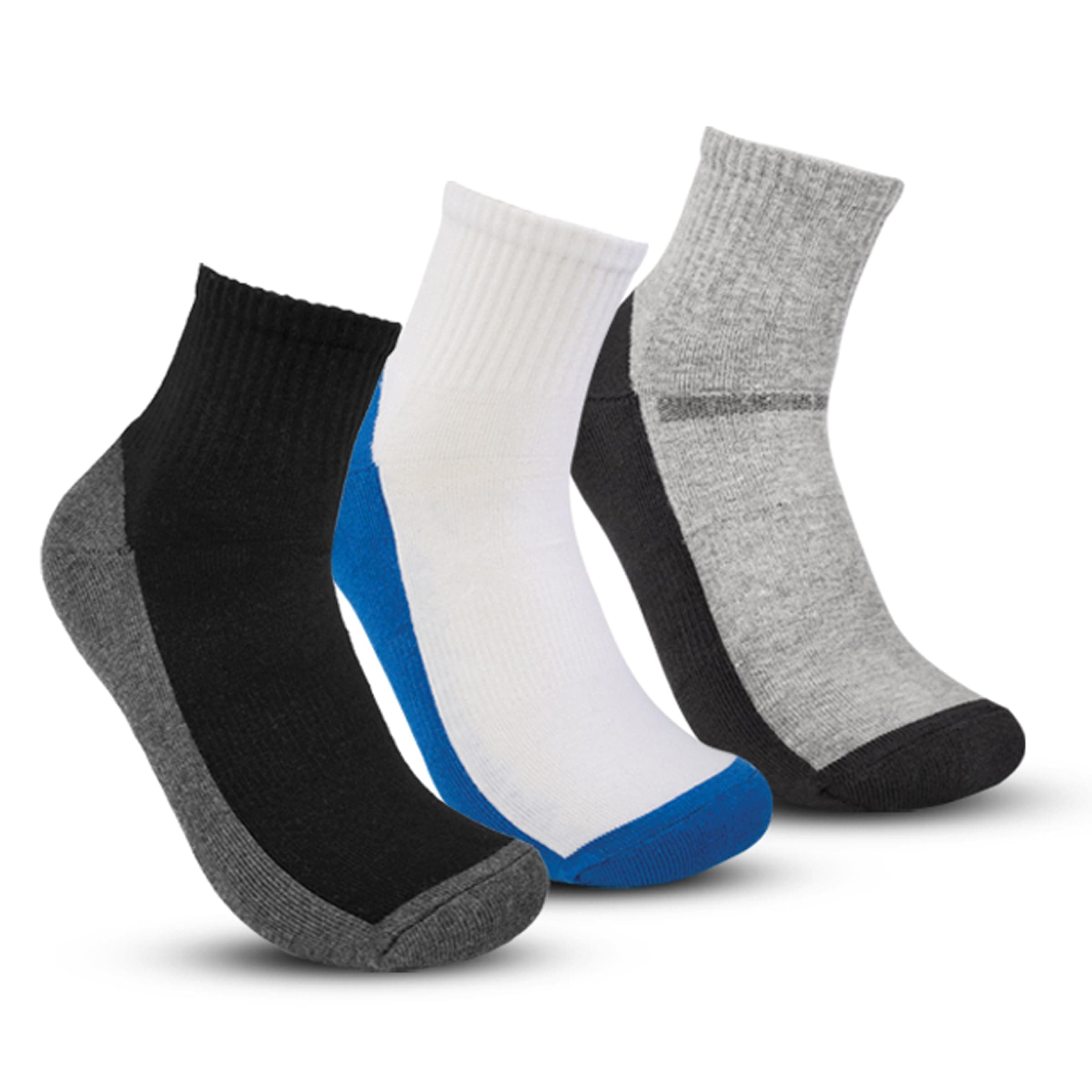 Mens Half Terry L-Shape Socks (pack of 3)