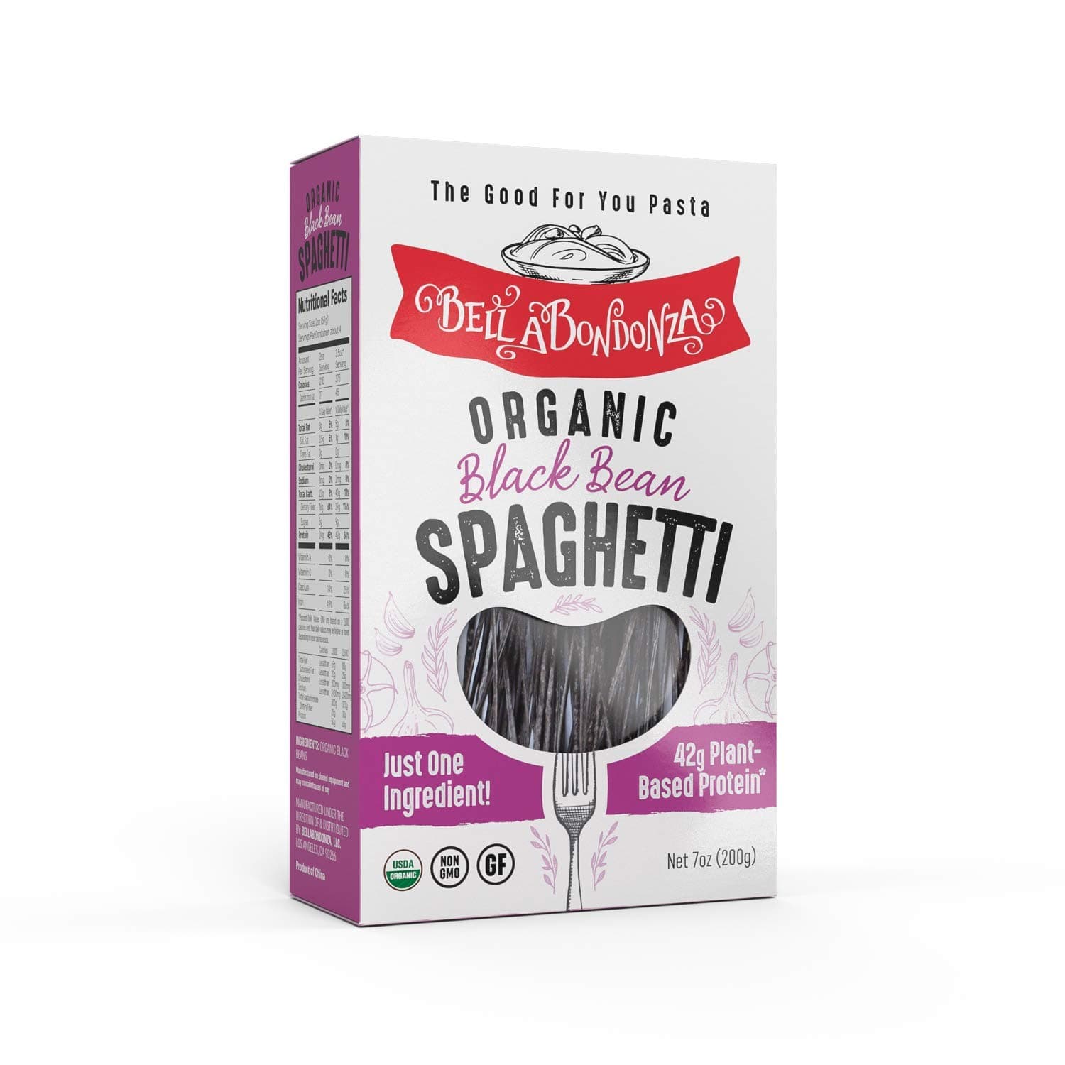 Bellabondonza Organic Black Bean Spaghetti