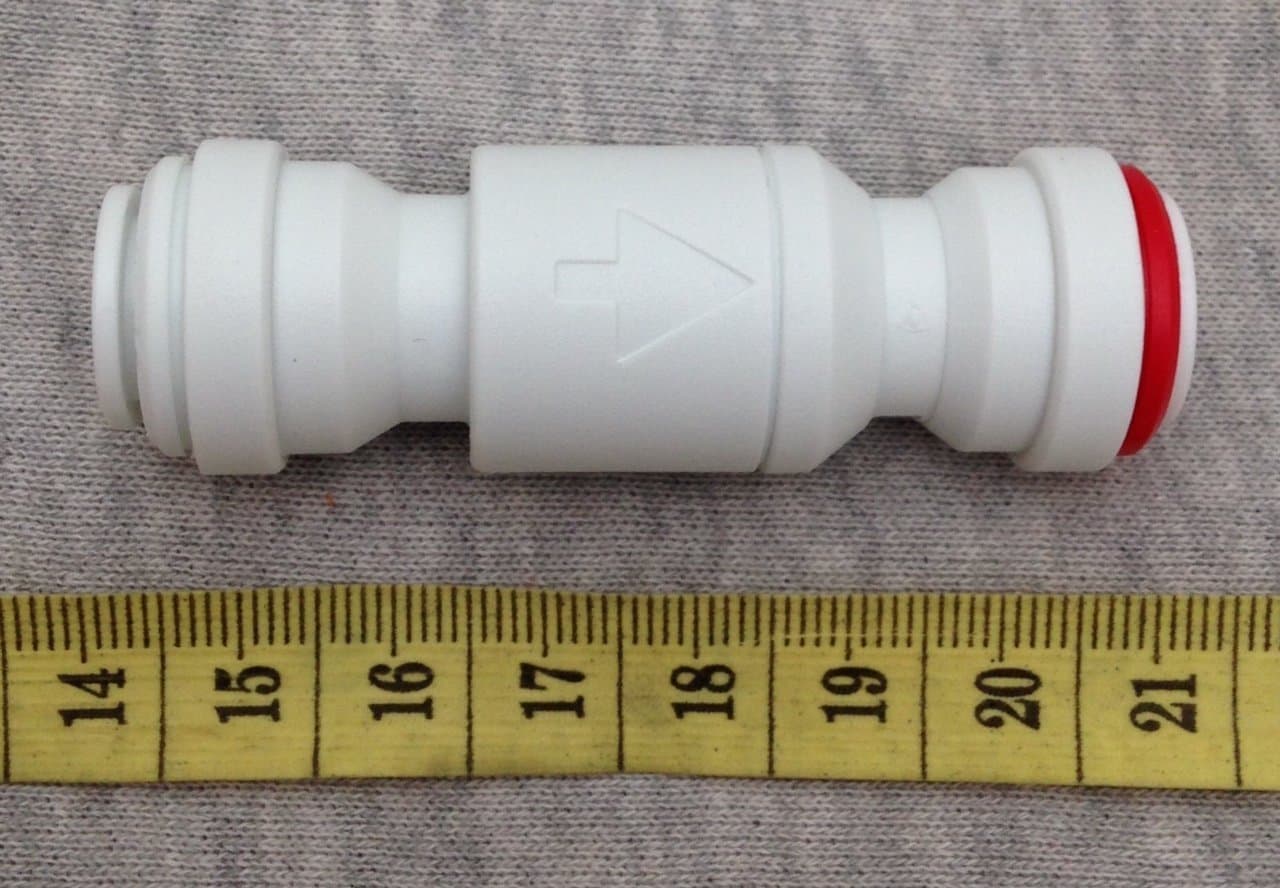 3/8" One Way Check Valve RO Reverse Osmosis Water Filter NSF Certified
