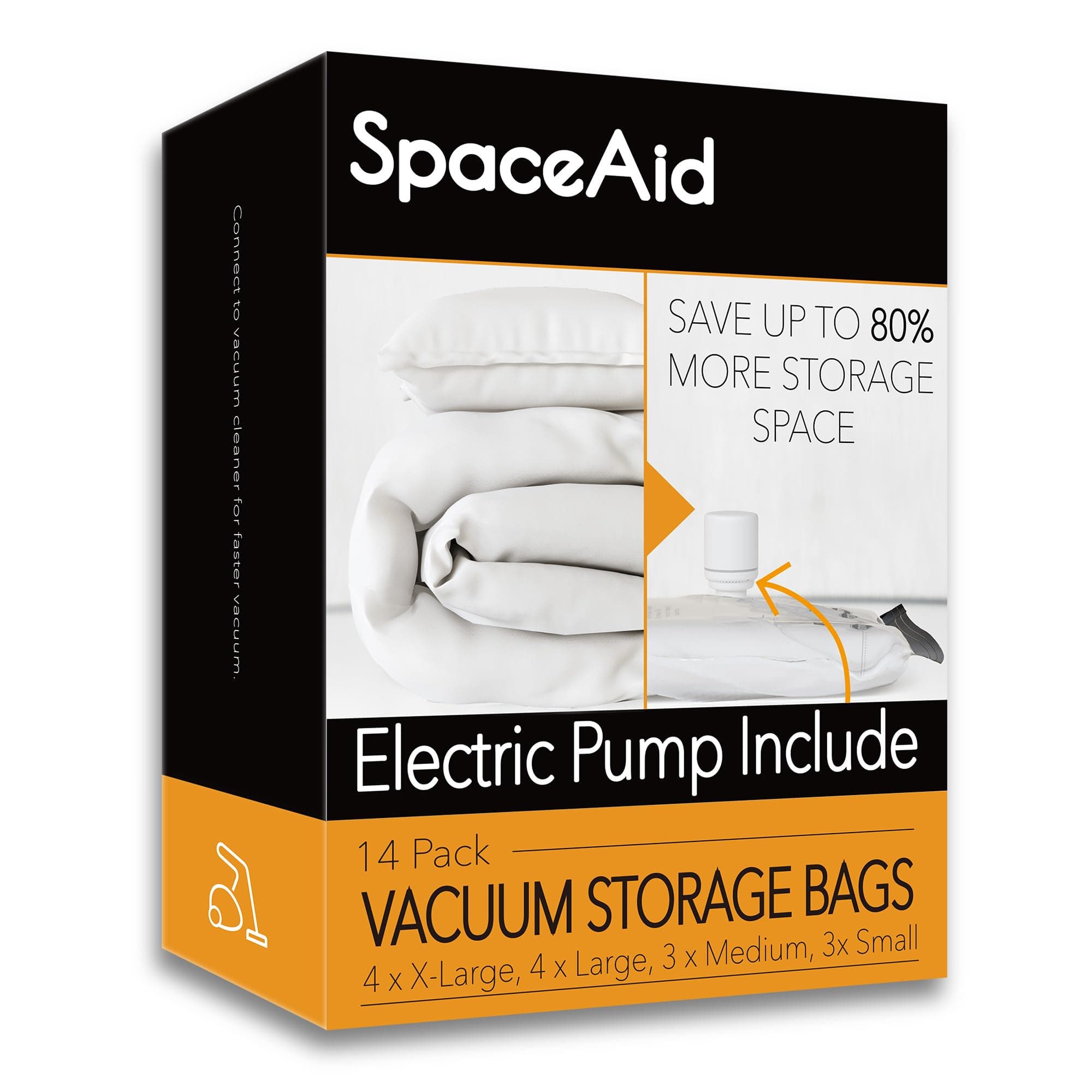Vacuum Storage Bags with Electric Pump