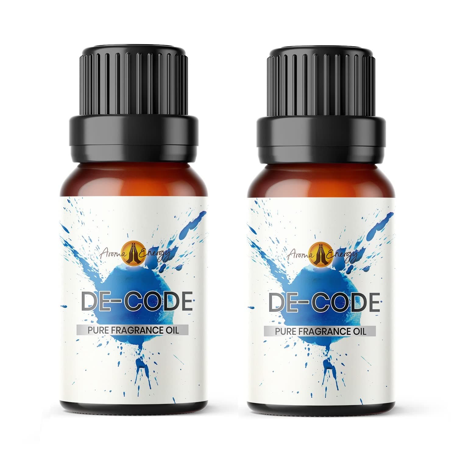 Aroma Energy | De Code Fragrance Oil 20ml (2 x 10ml) - Highly Scented Oil for Making Candle, Soap, Wax Melt, Diffuser etc