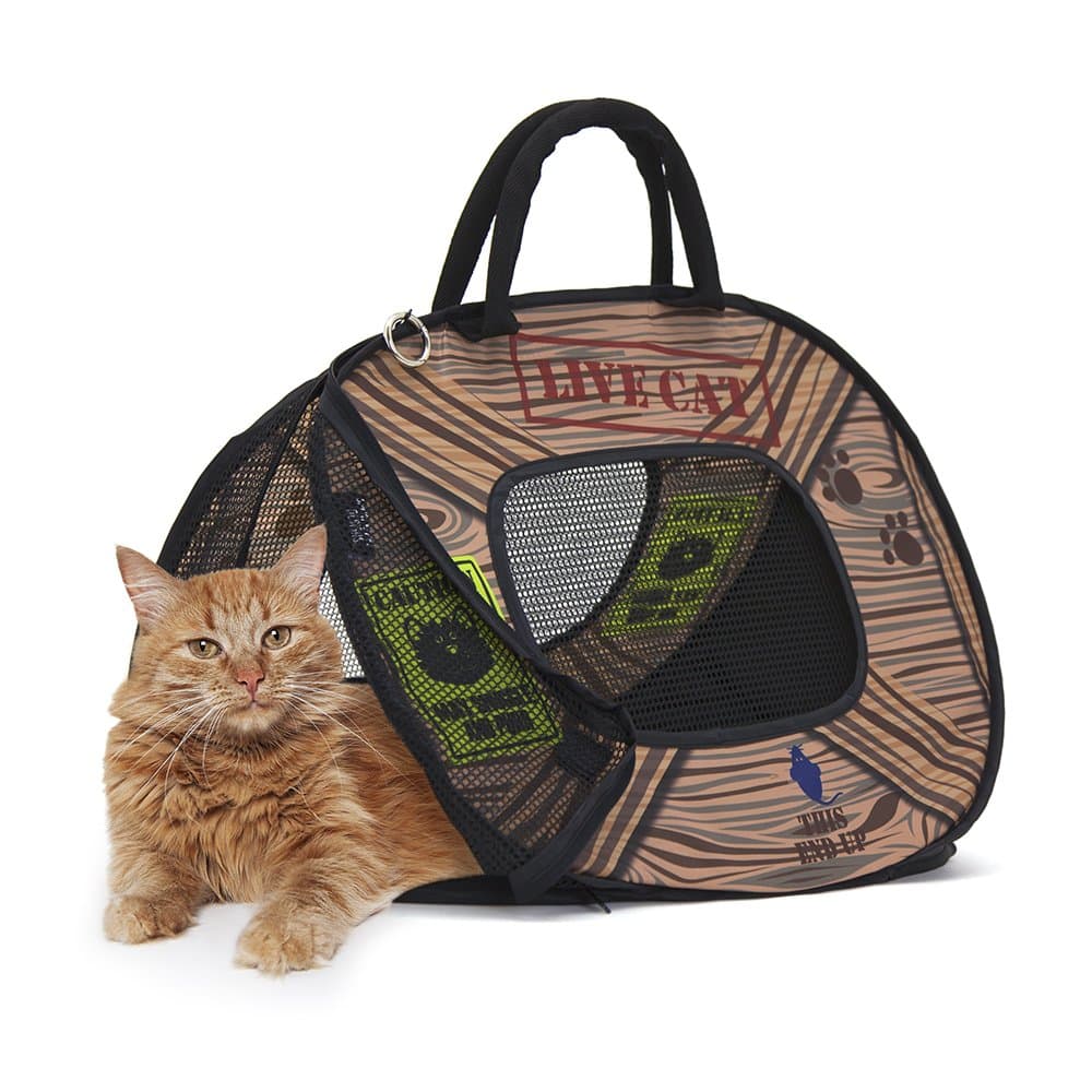 SPORT PET Designs Pop Open Cat Carrier (Pattern)