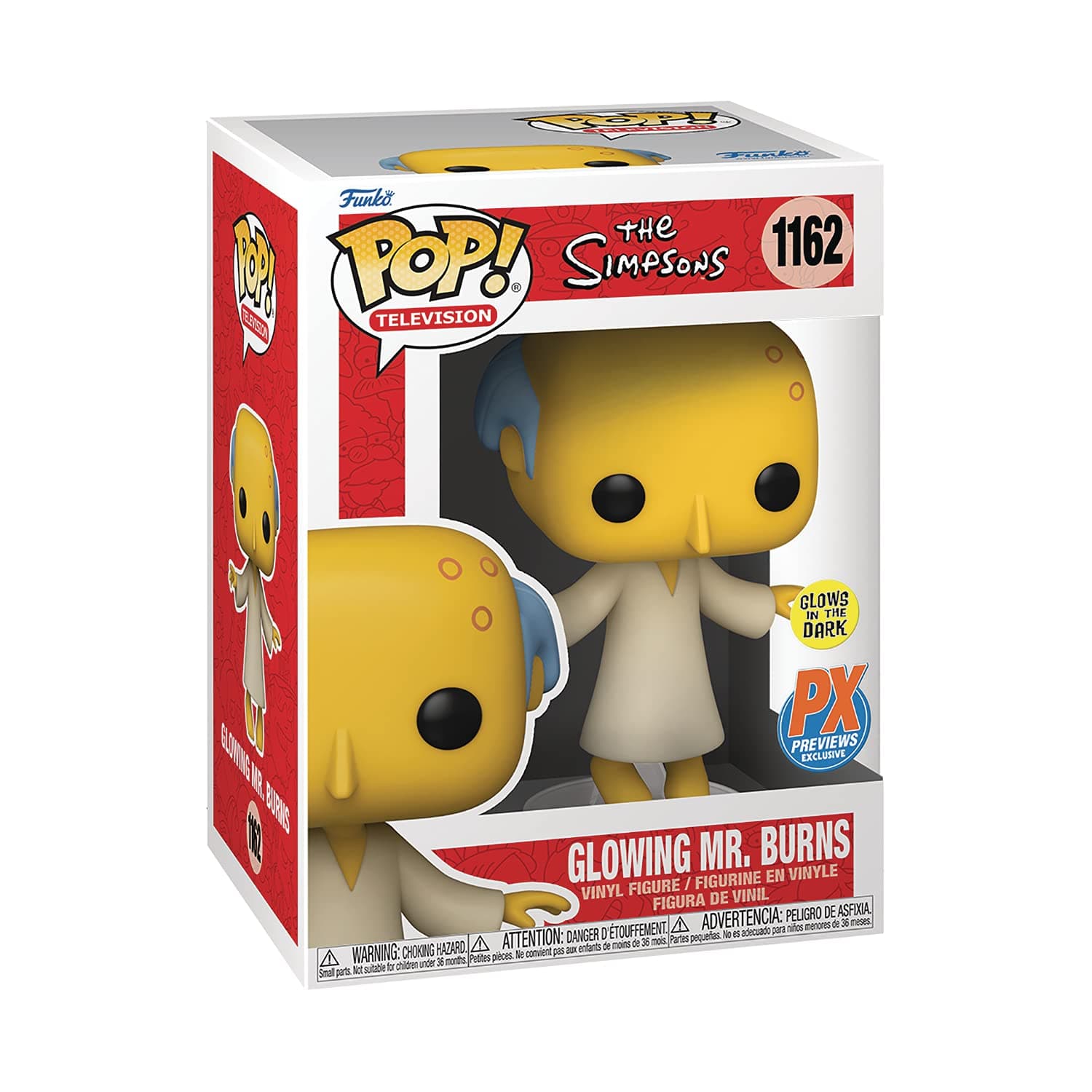 Pop Simpsons Alien Mister Burns Vinyl Figure