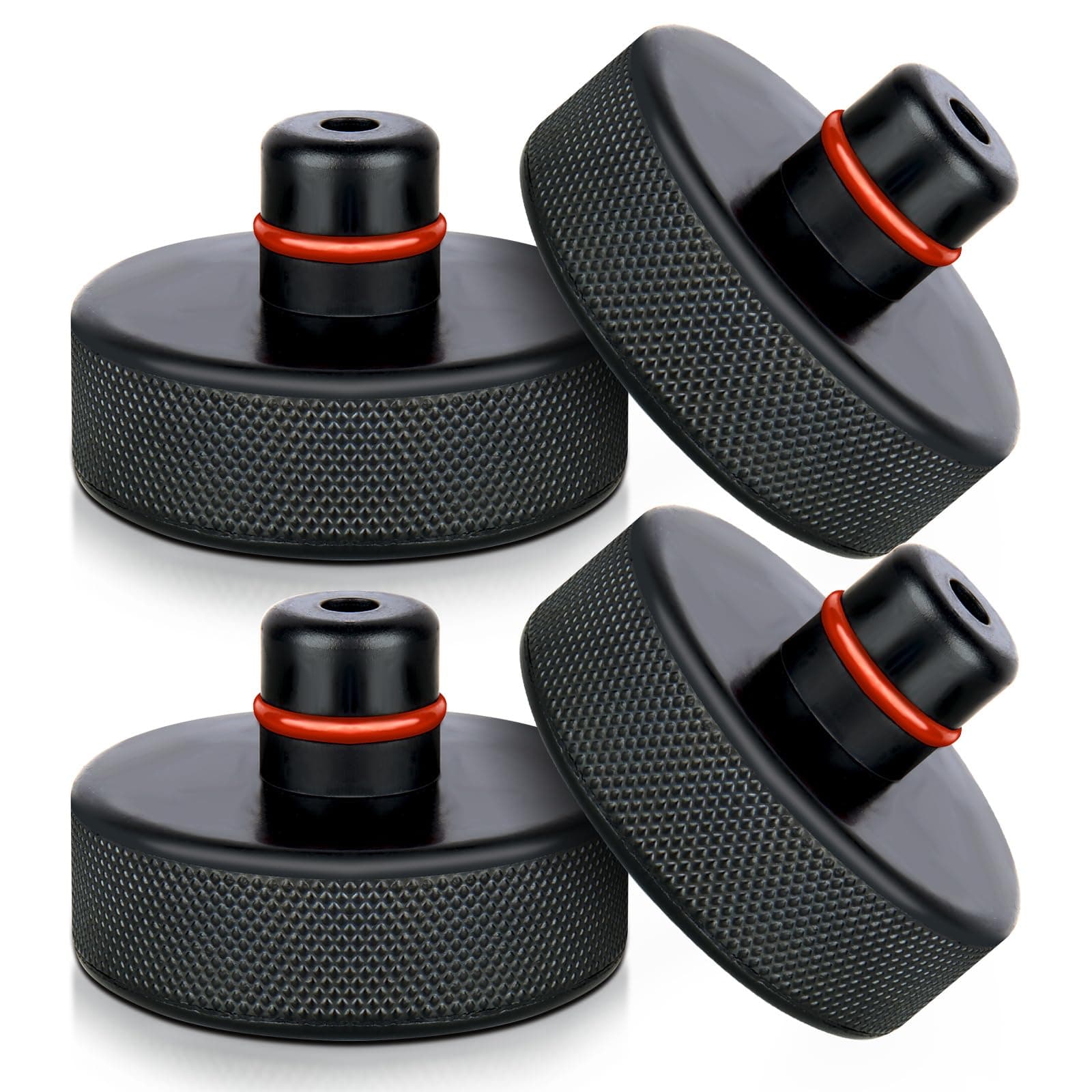 4Pcs for Tesla Jack Pads, Upgrade for Tesla Lifting Pucks Jack Pad Compatible with Tesla Model 3/S/X/Y,Jack Stand Rubber Pads for Tesla Protects Battery & Chassis by RXSXYAT