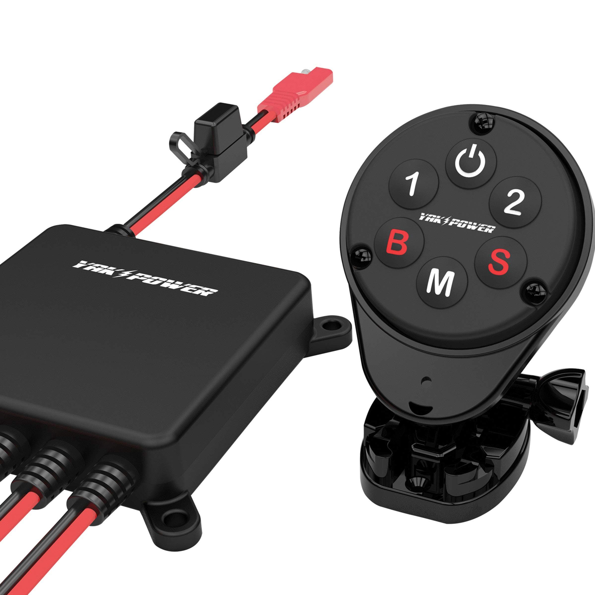 Power Panel Digital Switching System with Plug-and-Play Connectivity for Easy Addition and Control of Your 12-Volt Electronics on Your Kayak (Wireless (5 Channel))