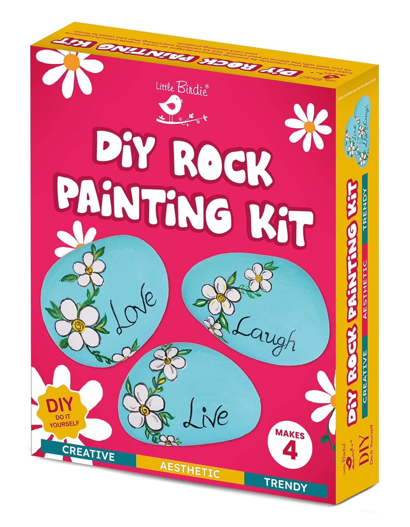 DIY Rock Painting Kit |Creative Art & Craft Activity Set for Learning, Painting & Fun | Ideal Gift for Girls & Boys | Multicolor