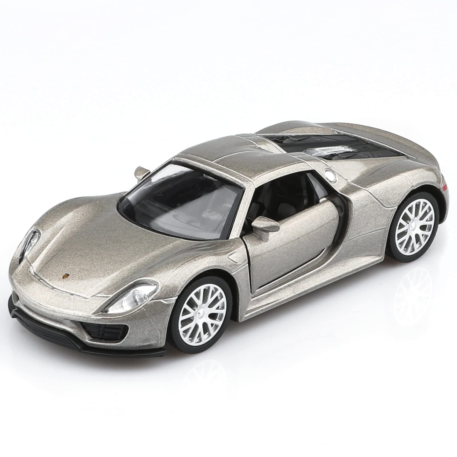 TOKAXI 1/36 Scale Porsche 918 Spyde Diecast Model Cars,Pull Back Vehicles Porsche Toy Cars,Cars Gifts for Boys Girls