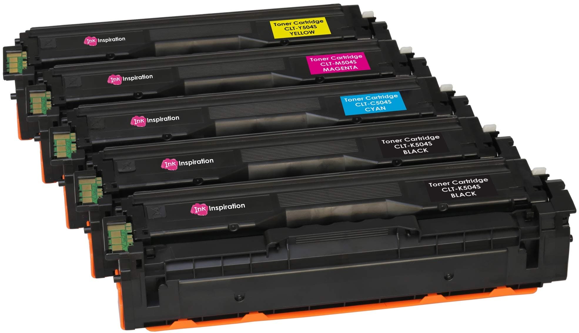 5 (1 SET + 1 BLACK) Compatible CLT-504S Laser Toner Cartridges for Samsung Xpress SL-C1810W SL-C1860FW CLX-4195FN CLX-4195FW CLP-415N 415NW | Print Yield: 2,500 Pages (Black) & 1,800 Pages (Colours)
