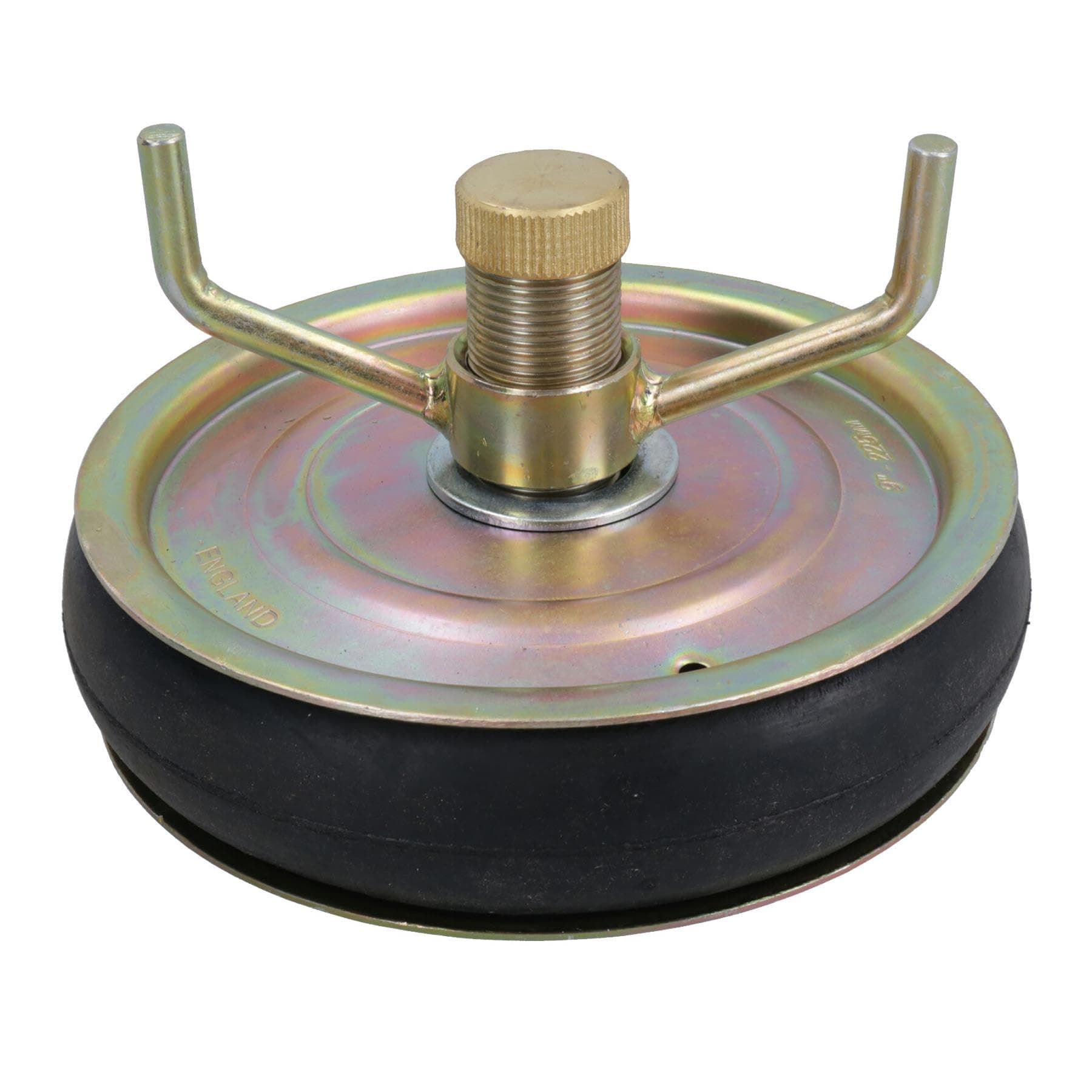 Steel Drain Test Pipe Bung/Plug 9" (225mm) Plumbing Stop Tube Blanking Cap