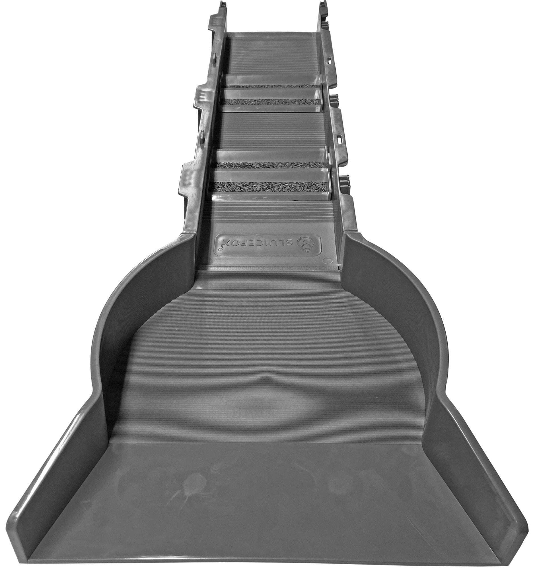 Sluice Fox Portable Expandable Sluice Box for Gold Mining and Prospecting; Includes Miner's Moss, Hungarian Style riffles, and deep V riffles. Essential Tool for Gold panning Kits