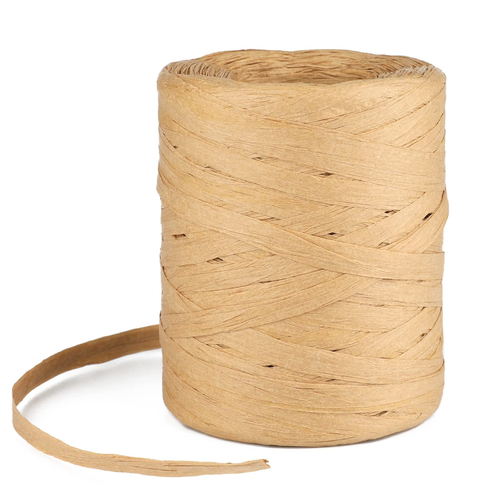 G2PLUS200M Raffia Paper Ribbon, Natural Paper Packaging String Twine for Gift Box Wrapping …