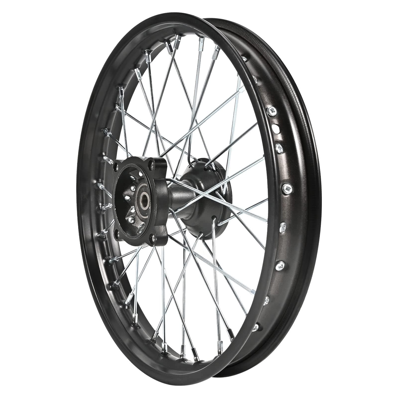 Front Wheel Rim Hub for Motocross Off Road Dirt Pit Bike (60/100-14 (15mm Bearing))