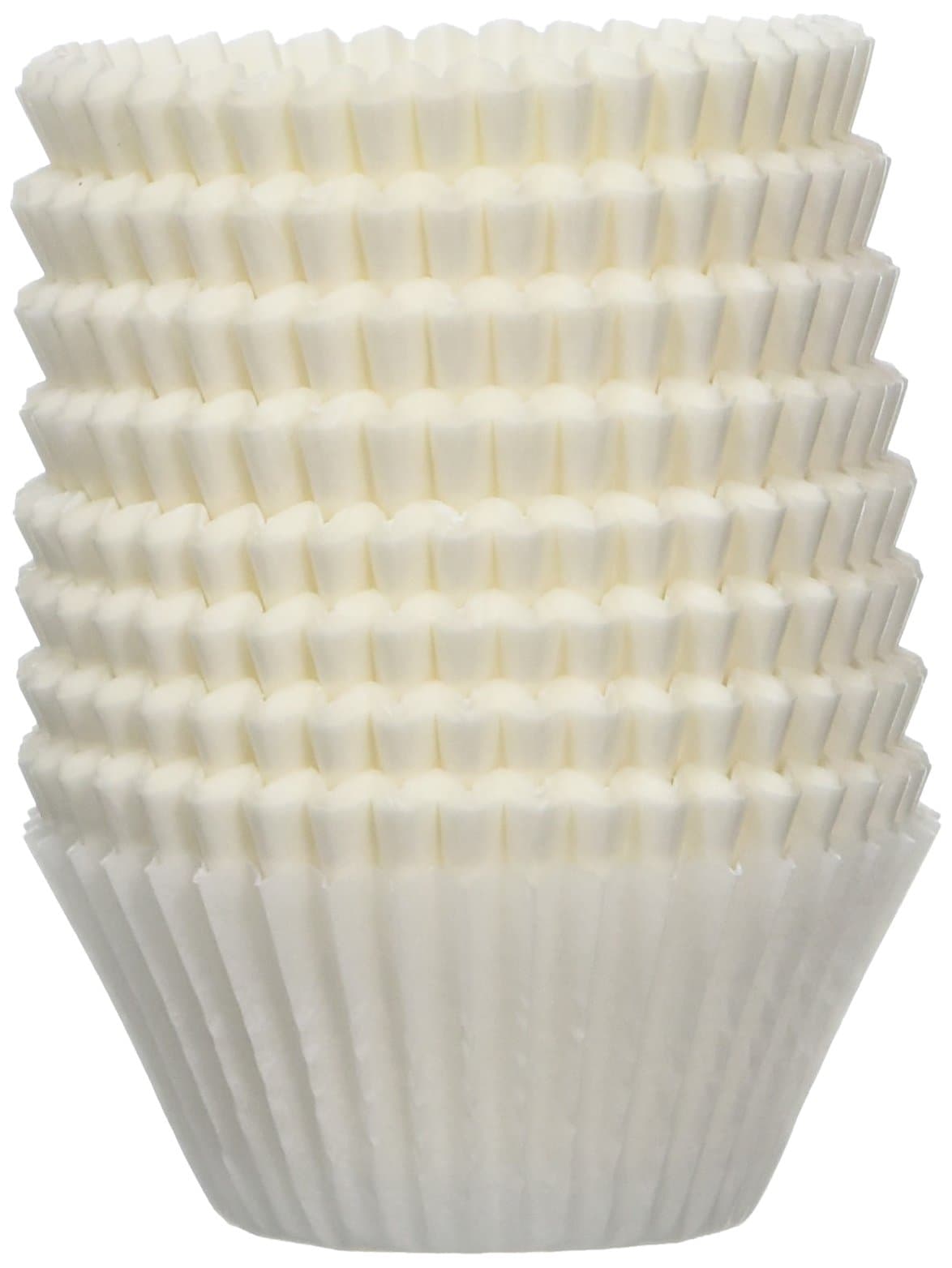 ScrumptiousSprinkles Mini Muffin Cases, White x 120, 7x3x3 cm