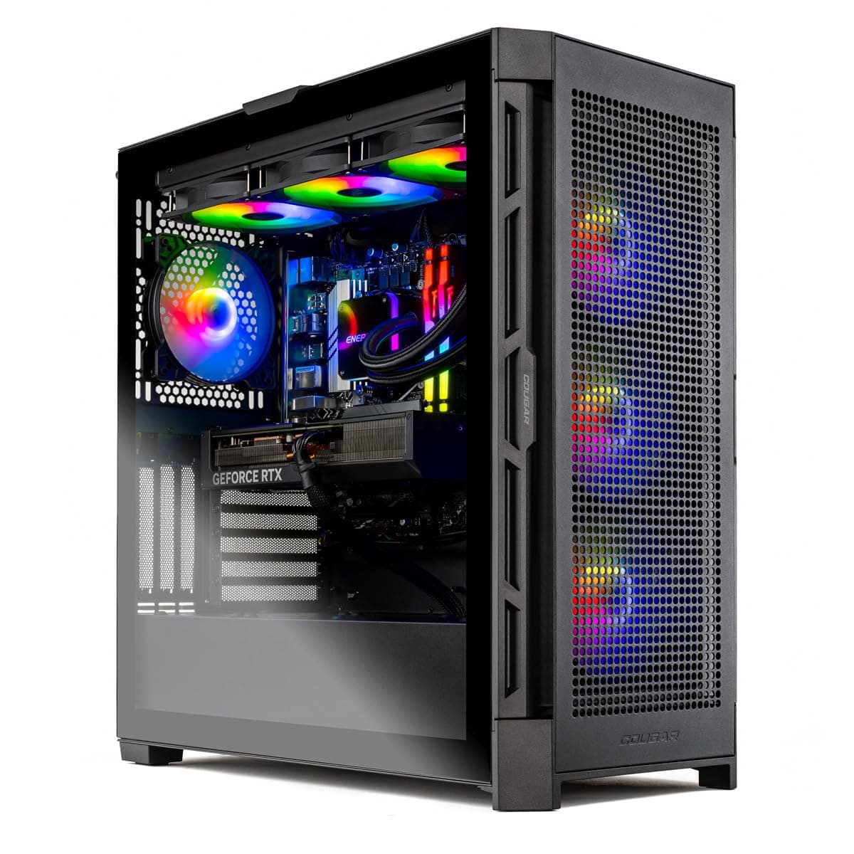 Skytech Gaming Desktop PC, Ryzen 7 9700X 3.8 GHz (5.5GHz), NVIDIA RTX 4070 12GB, 2TB Gen4 NVMe SSD, 16GB DDR5 RAM 5200, 750W Gold PSU, 360mm ARGB AIO, Wi-Fi, Win 11