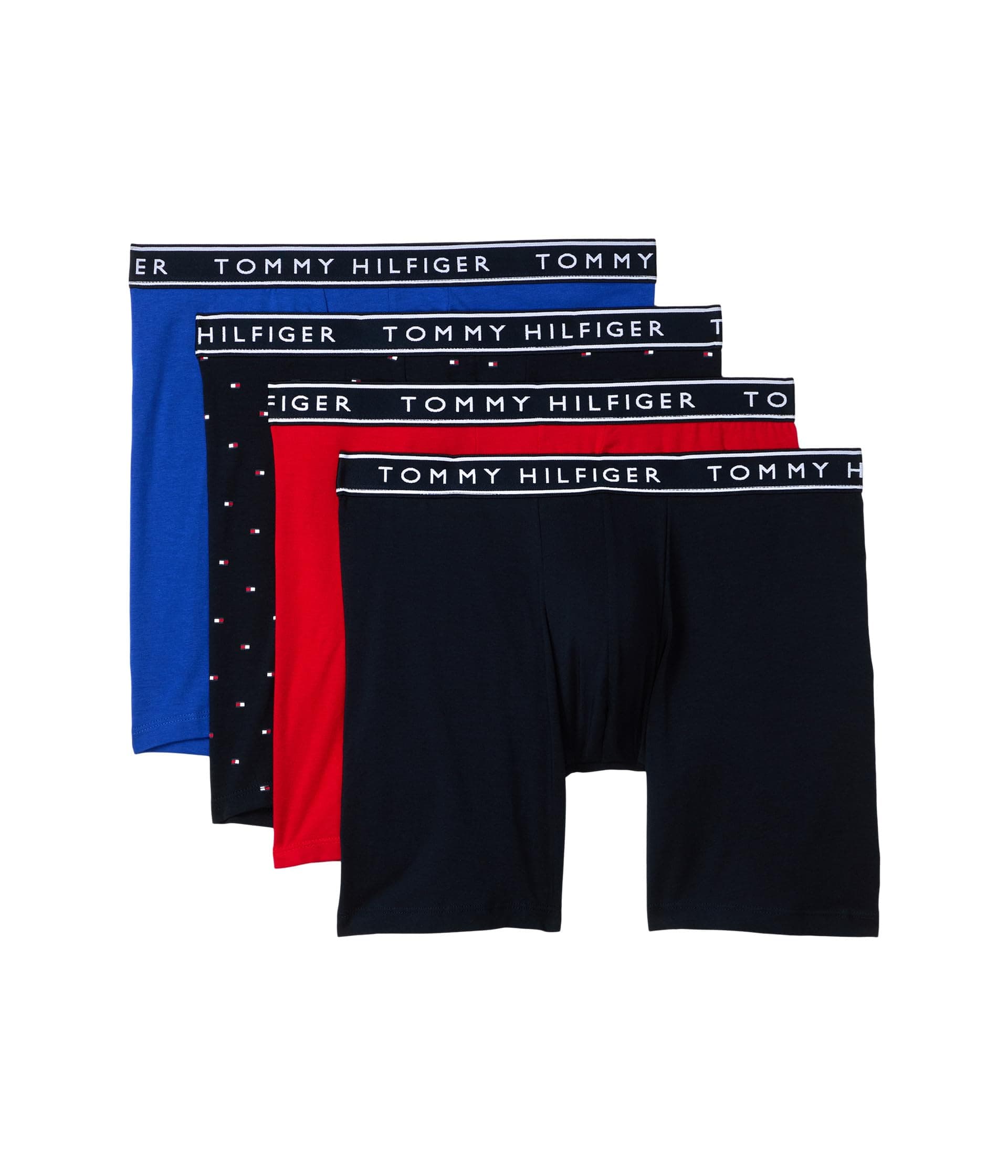 Tommy Hilfiger Men's Cotton Stretch 4-Pack Boxer Brief