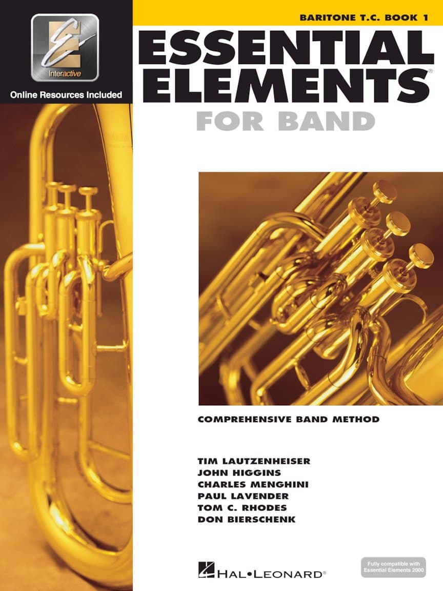 Essential Elements for Band – Baritone T.C. Book 1 with EEi Online Resources | Baritone Treble Clef Method Songbook and Sheet Music for School Band Students and Teachers | Comprehensive Band Method Paperback – May 1, 1999