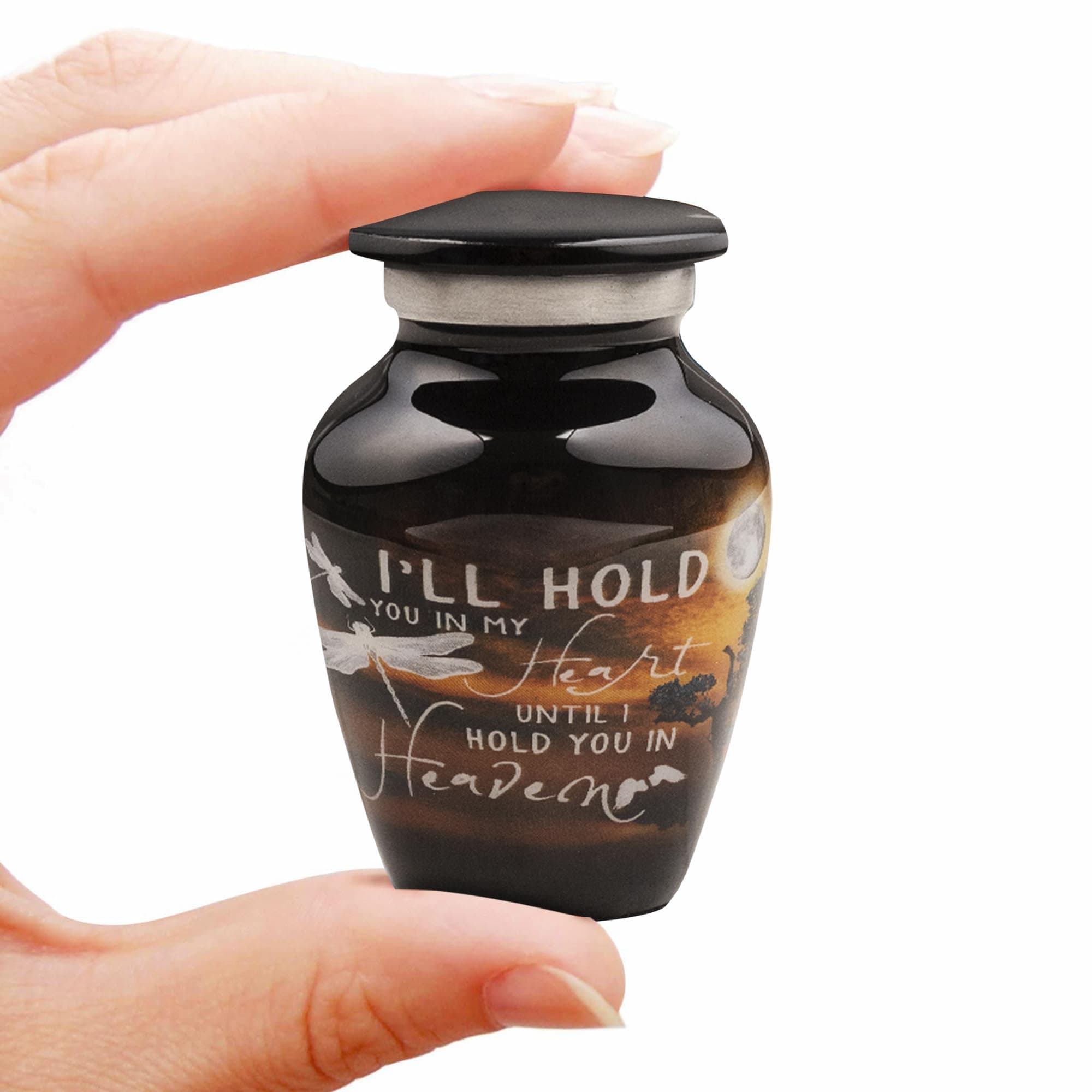 Amaira Memorial Small urns for Human Ashes | Mini Cremation Urn for Pets & Children Ashes | Size Small Funeral Burial Decorative Urns | Memorials Gifts