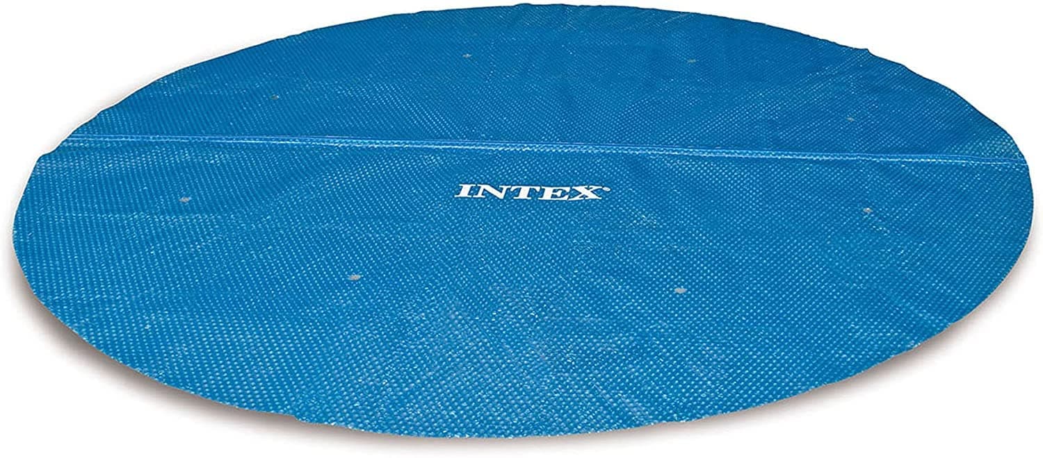 Intex 29022 Solar Pool Cover Frame Pool, Blue - 12 Ft