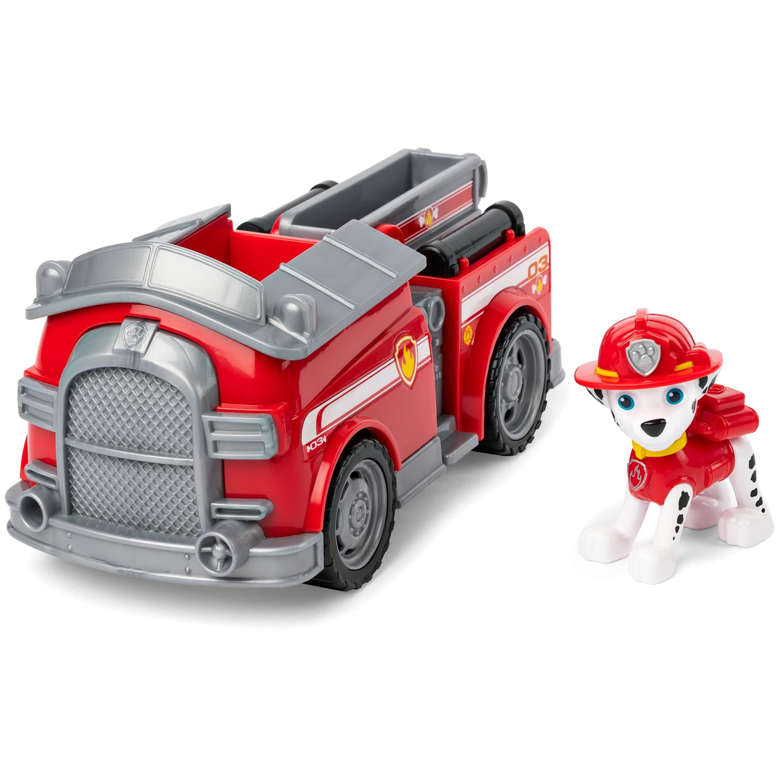 Paw Patrol Selection of Emergency Vehicles | Basic Vehicles with Figures, Figure:Marshall