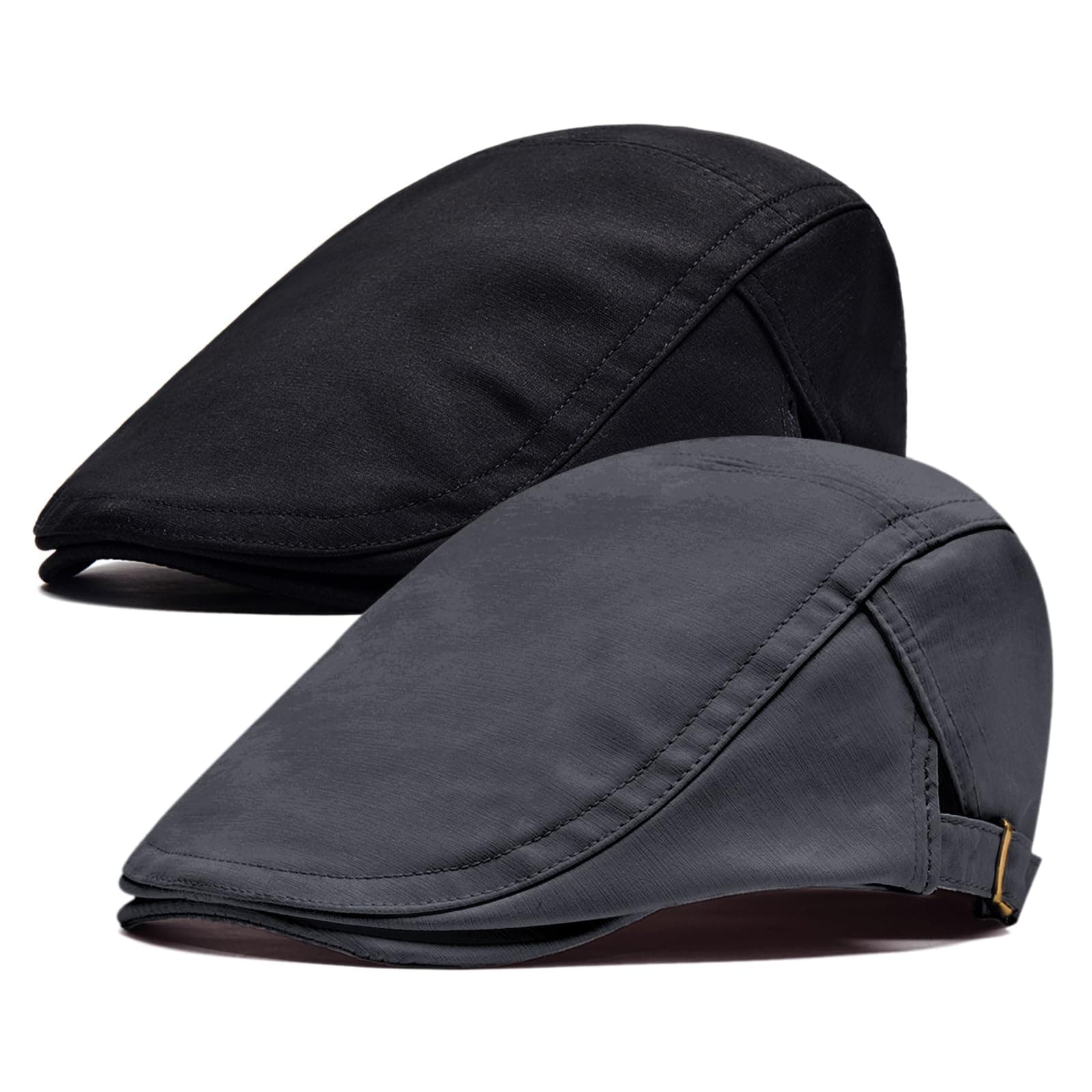 Newsboy Cap for Men Flat Hats Adjustable Breathable Irish Caps Cabbie Ivy Driving Hunting Sport Golf Outdoor