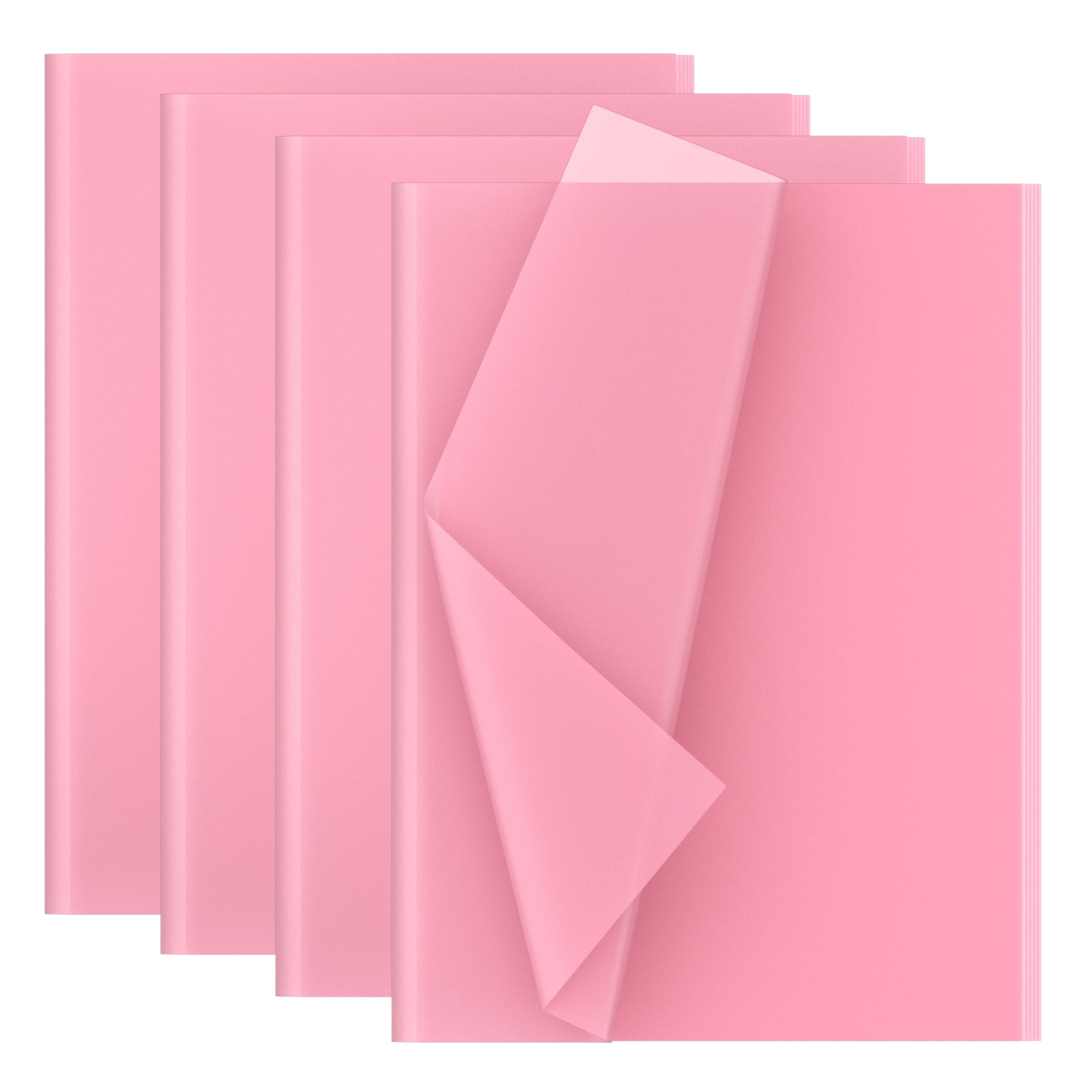 Light Pink Decoupage Tissue Paper, 60 Sheets, 50 x 35 cm