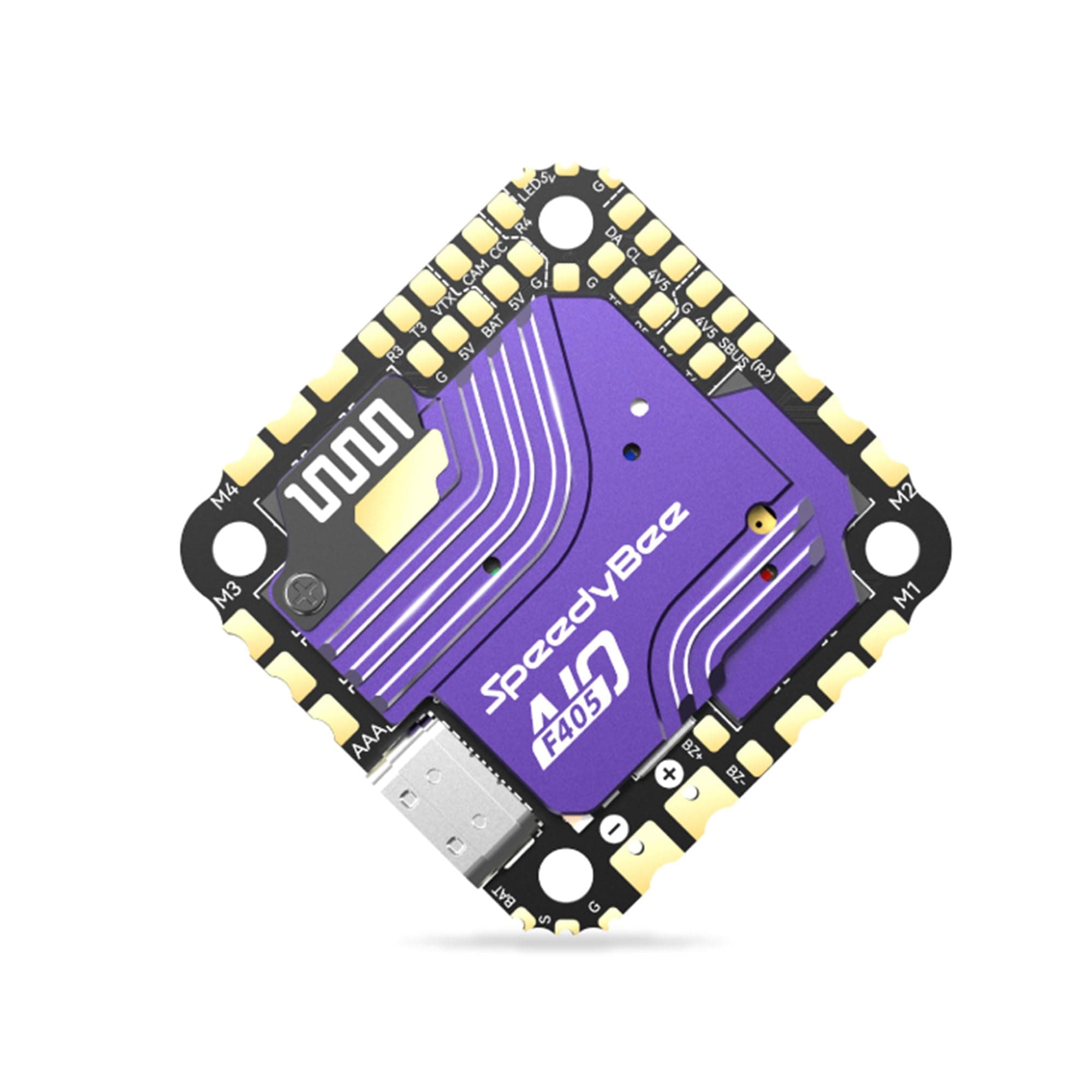 SpeedyBee F405 AIO Flight Controller: 40A 25.5x25.5 3-6S Bluejay FC ESC PDB Board with Wirelessly Betaflight Setting INAV for 2inch 3" 4" and Ultra-Light 5inch FPV for DJI O4 O3 AIR Unit/PRO