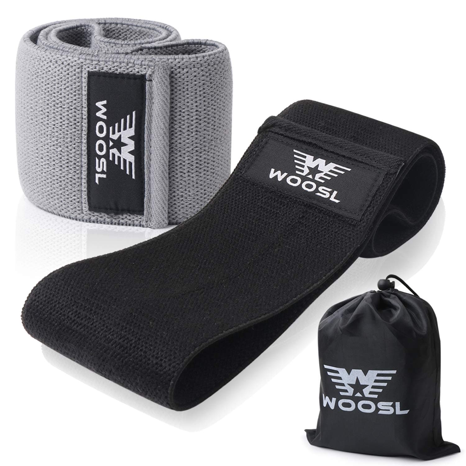 Resistance Bands Exercise Bands for Legs and Butt Hip Bands Wide Booty Bands Workout Bands Sports Fitness Bands Stretch Resistance Loops Band Anti Slip Elastic (2019 Upgrade)