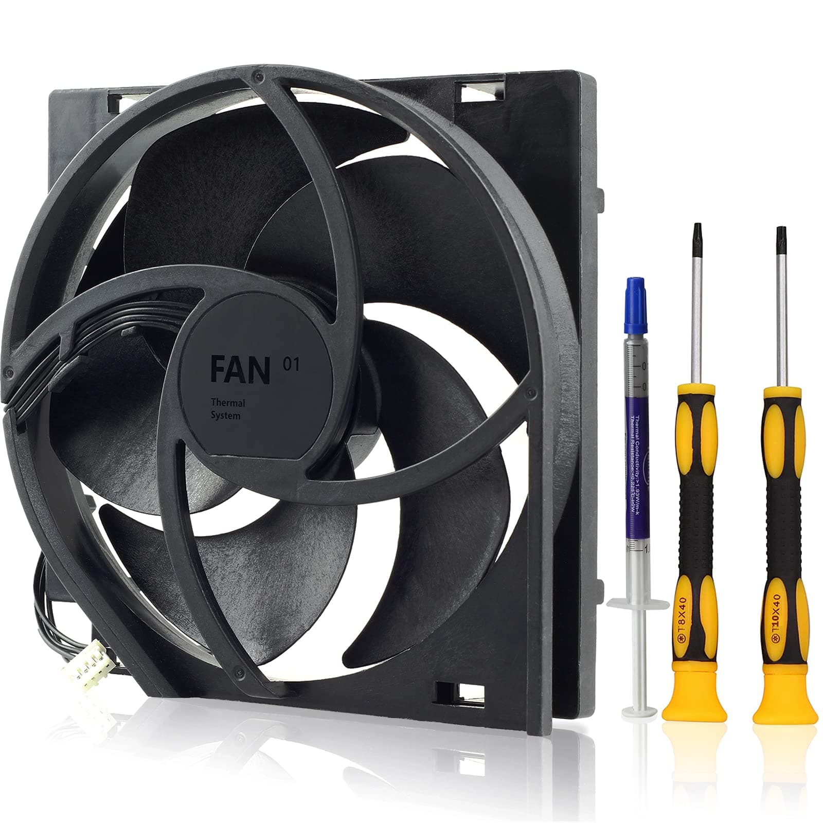 Replacement of Internal Cooling Fan for Xbox one S Console.(with Opening Tool and Heatsink Paste)