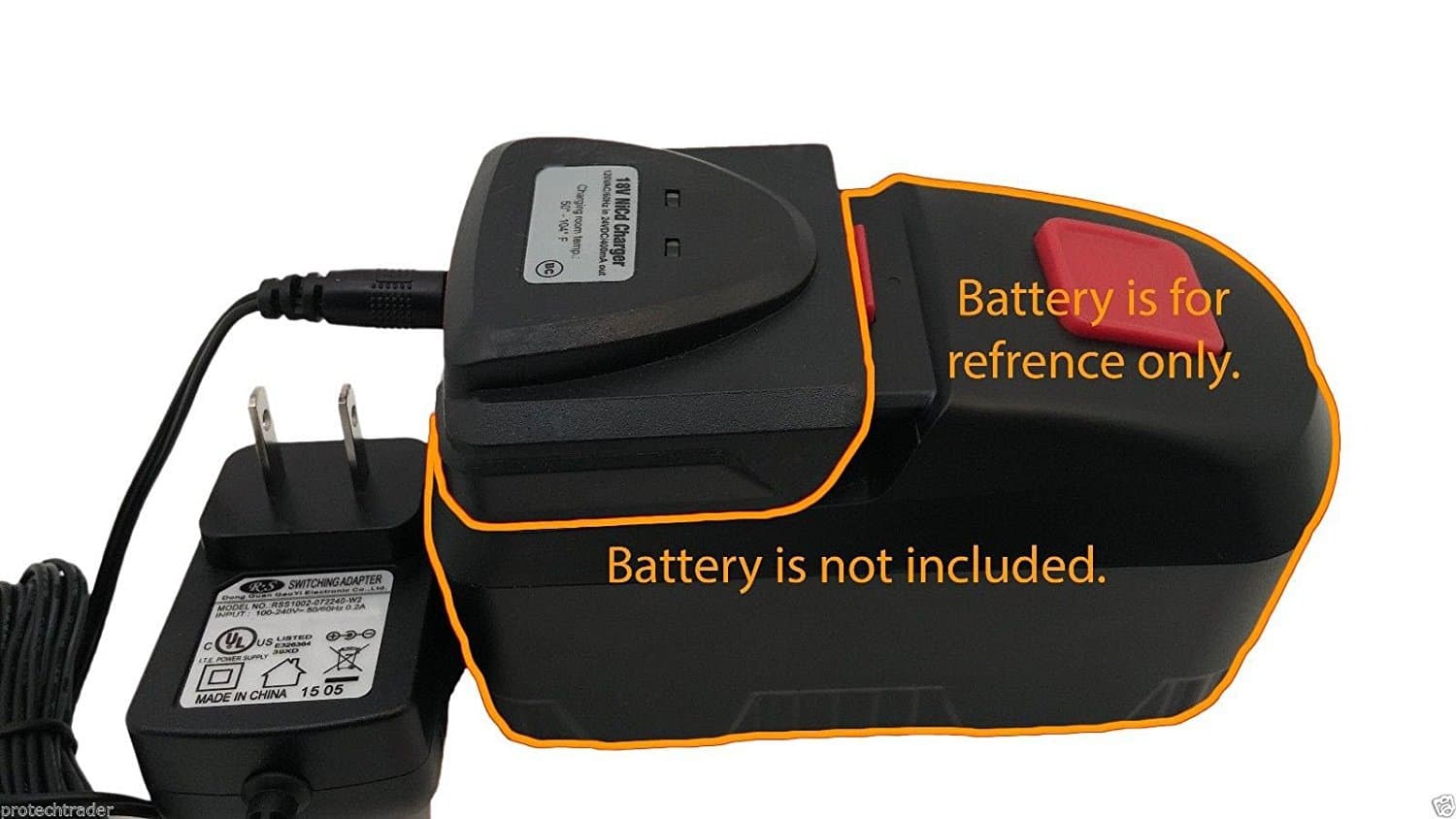 Drill Master 18v Battery Charger 68420 - New 2015 Automatic Charging System Charges 18 Volt DrillMaster Batteries 68413/69651/68287/68239/