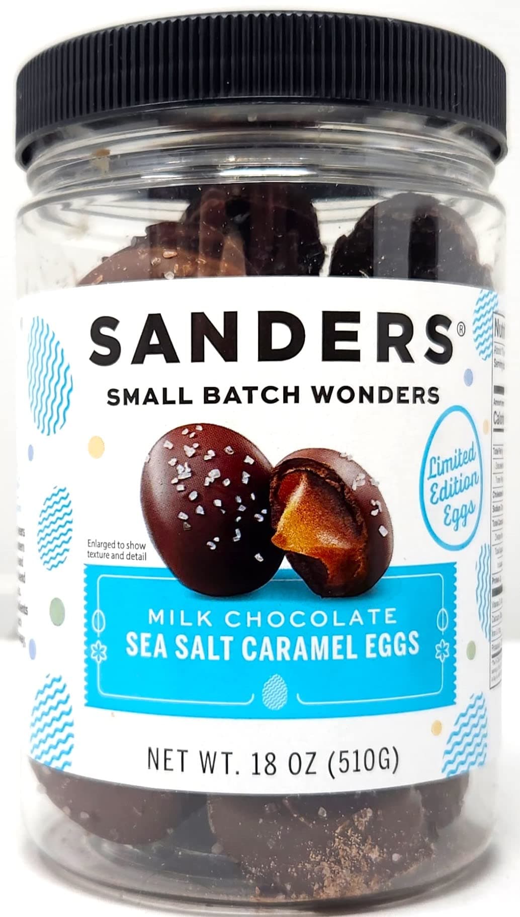 Small Batch Wonders 18 oz Limited Edition Sea Salt Caramel Eggs (Milk Chocolate)