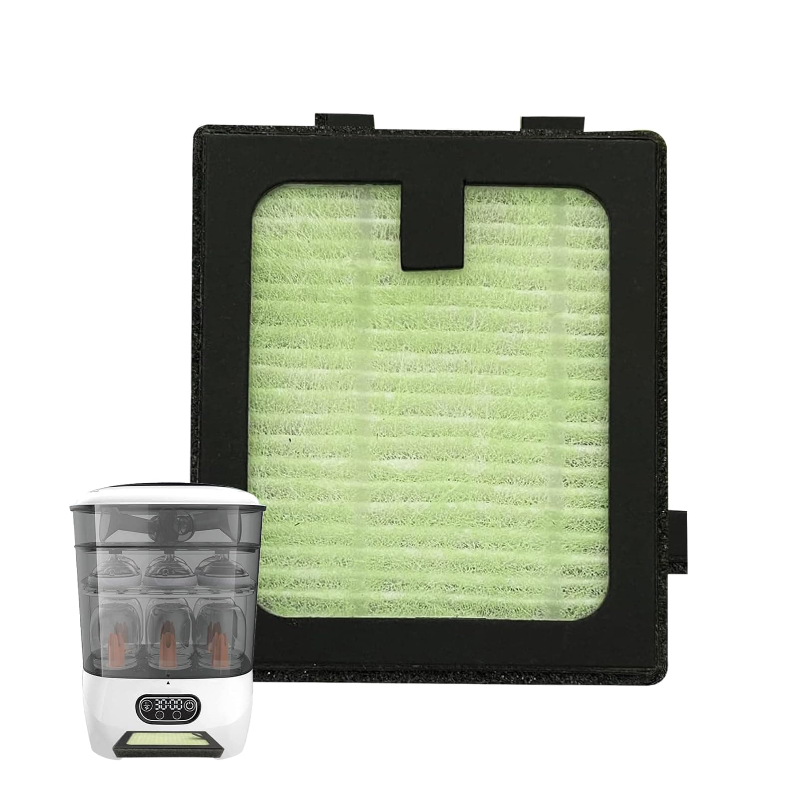 HEPA Filter Replacement Compatible with Baby Brezza Baby Bottle Washer Pro and Baby Brezza Baby Bottle Dryer Advanced