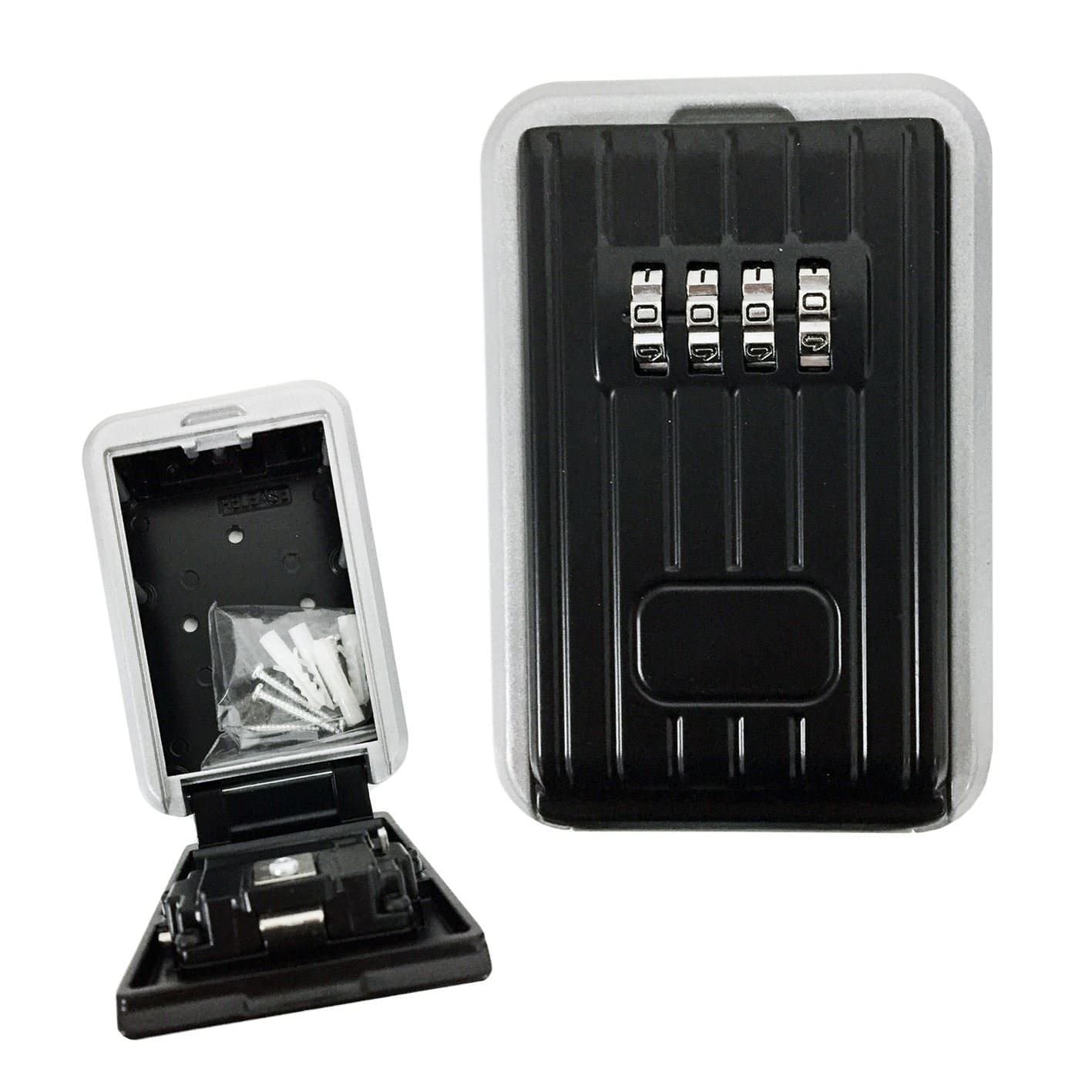 4 Digit Outdoor High Security Wall Mounted Key Safe Box Code Secure Lock-Storage