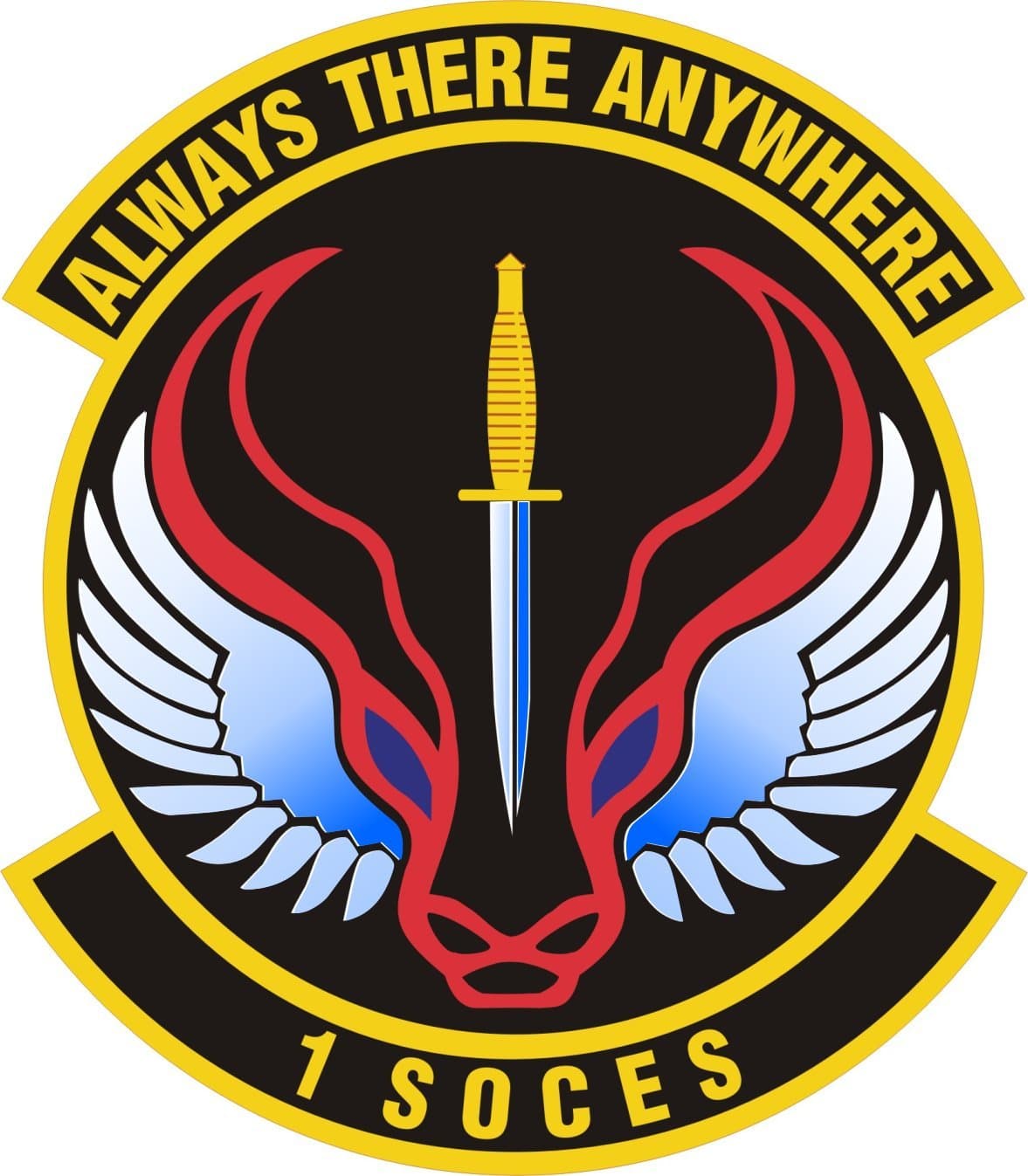 U.S. Special Forces Always There 1 SOCES Car window American Patch Decal Vinyl