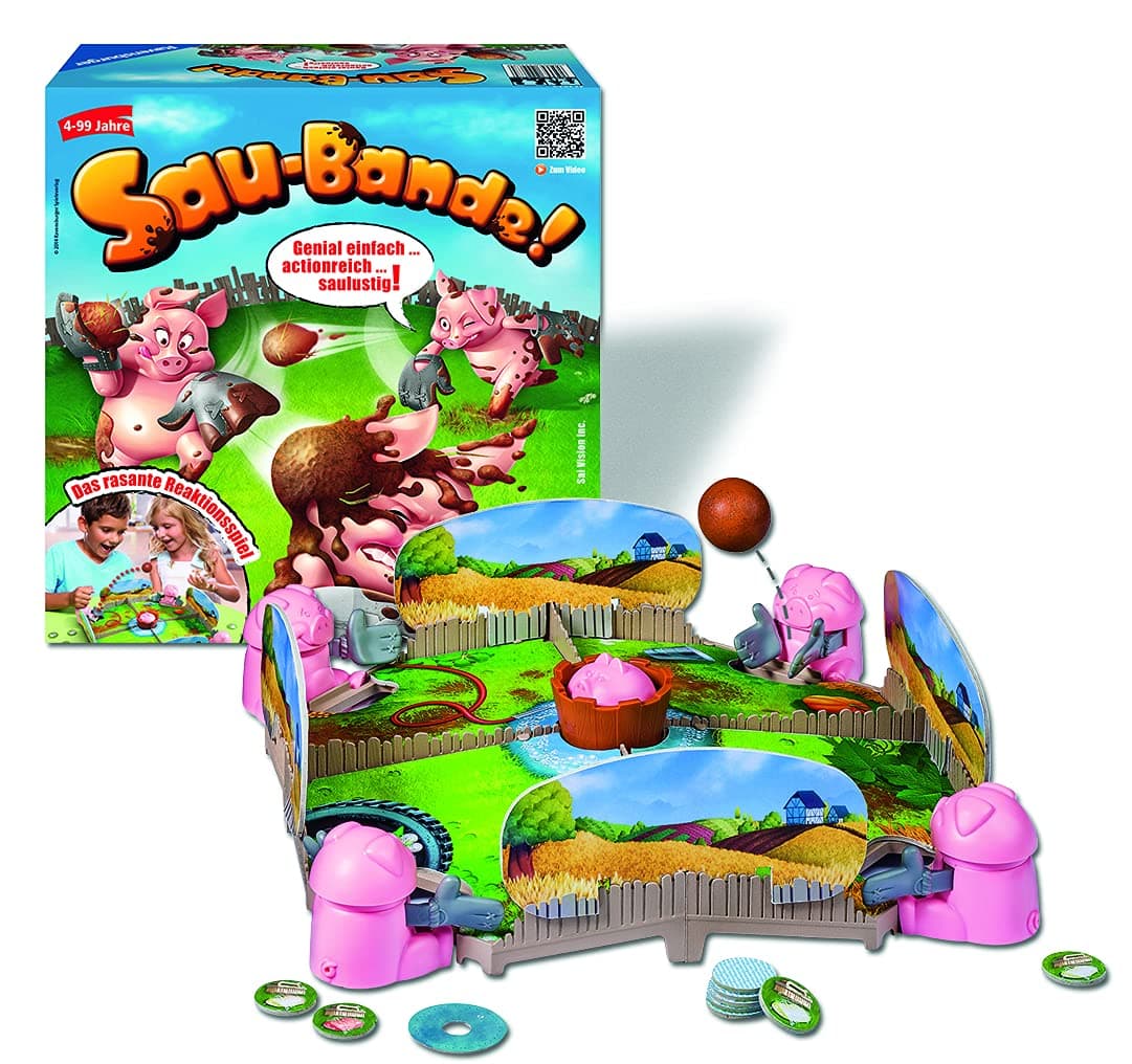 Ravensburger 22267 4 "Sau-Bande!" Action Game