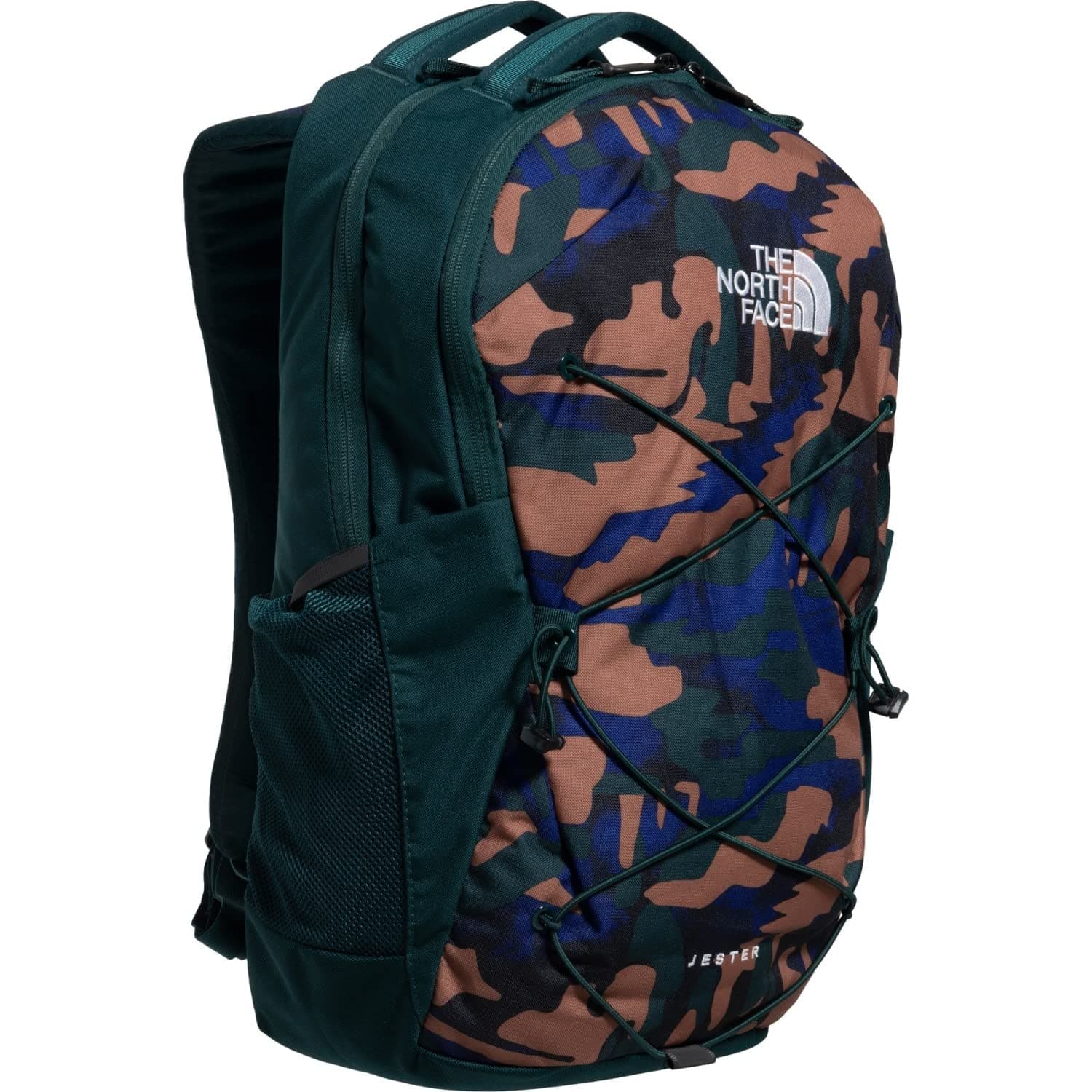 THE NORTH FACEJester Laptop Backpack, Tnf Black Dazzle Camo Print/Ponderosa Green, One Size