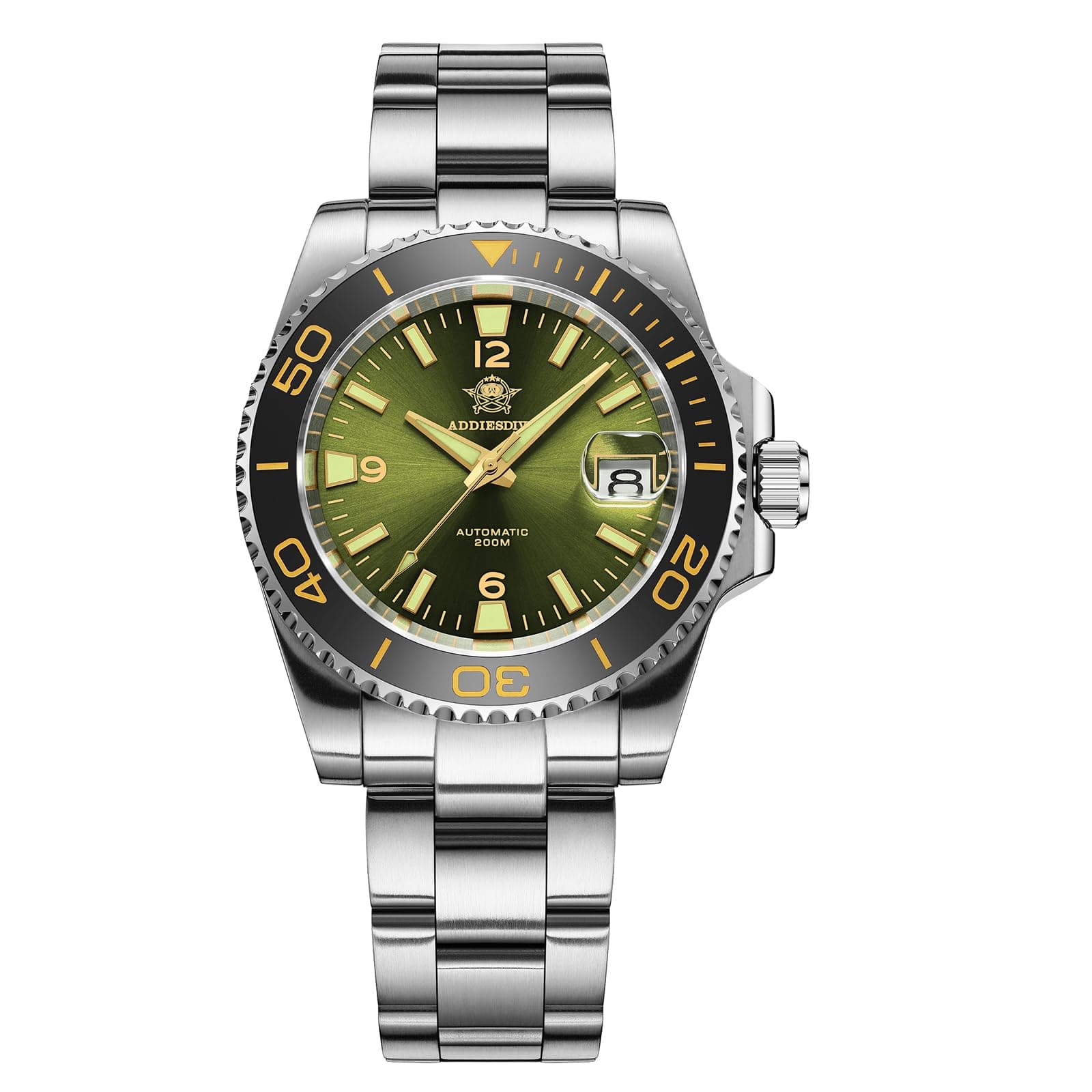 Diving Watch Men's Automatic 200 m NH35A Automatic Men's Watch BGW9 Super Luminous Ceramic Bezel Analogue Watch Men AD2085